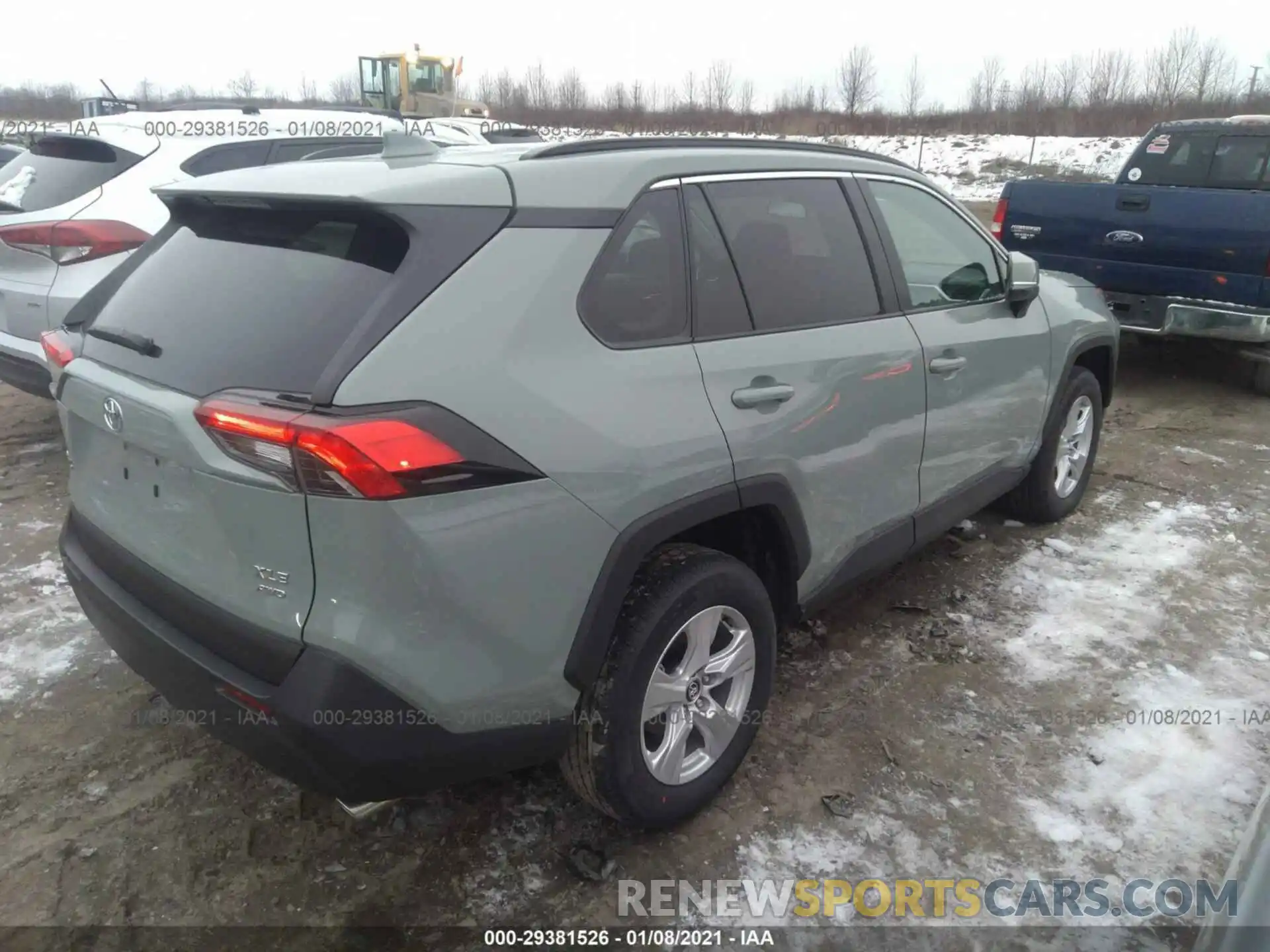 4 Фотография поврежденного автомобиля 2T3P1RFV4MW157776 TOYOTA RAV4 2021