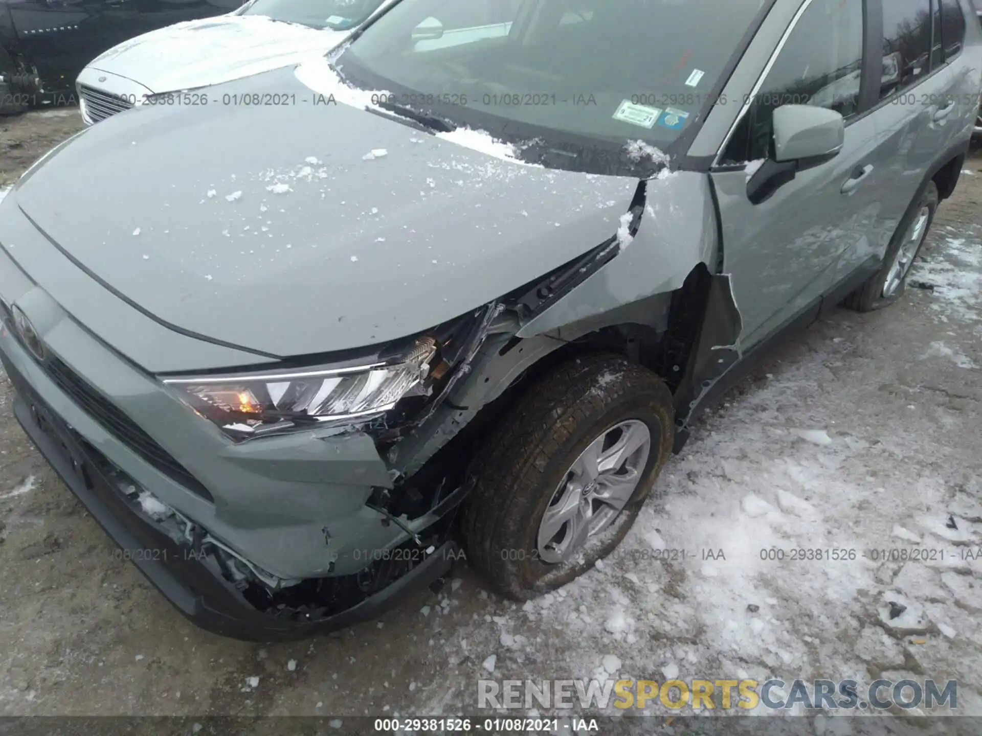 6 Фотография поврежденного автомобиля 2T3P1RFV4MW157776 TOYOTA RAV4 2021