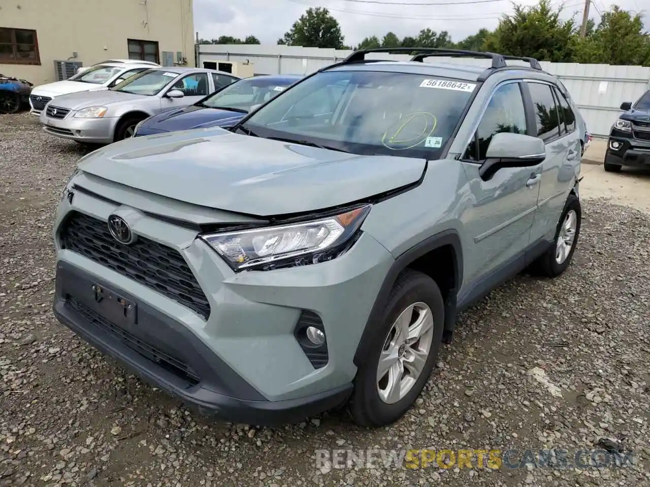 2 Фотография поврежденного автомобиля 2T3P1RFV4MW173444 TOYOTA RAV4 2021