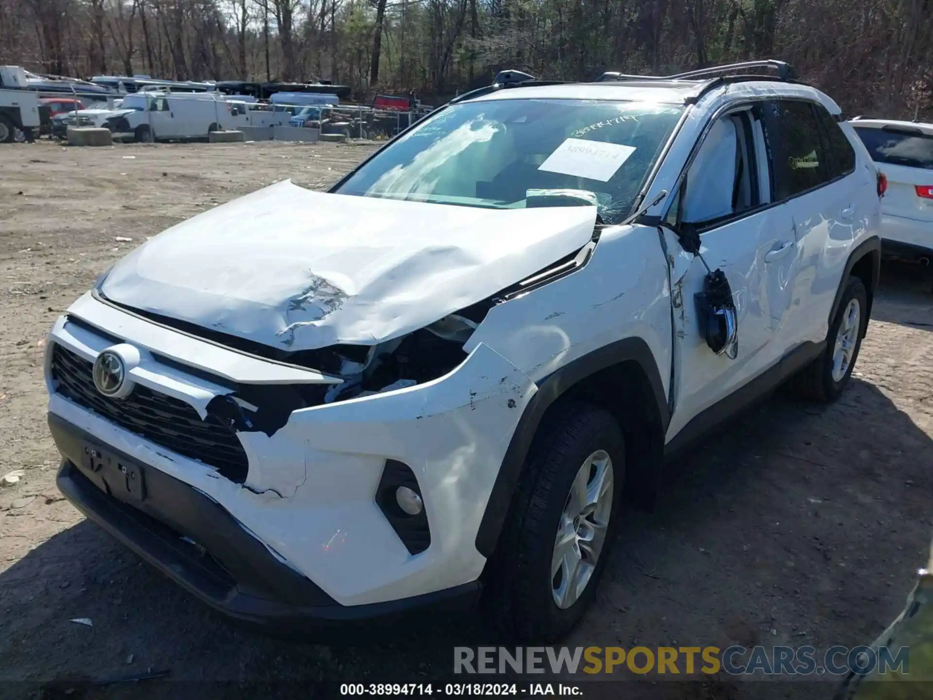 2 Photograph of a damaged car 2T3P1RFV4MW182497 TOYOTA RAV4 2021