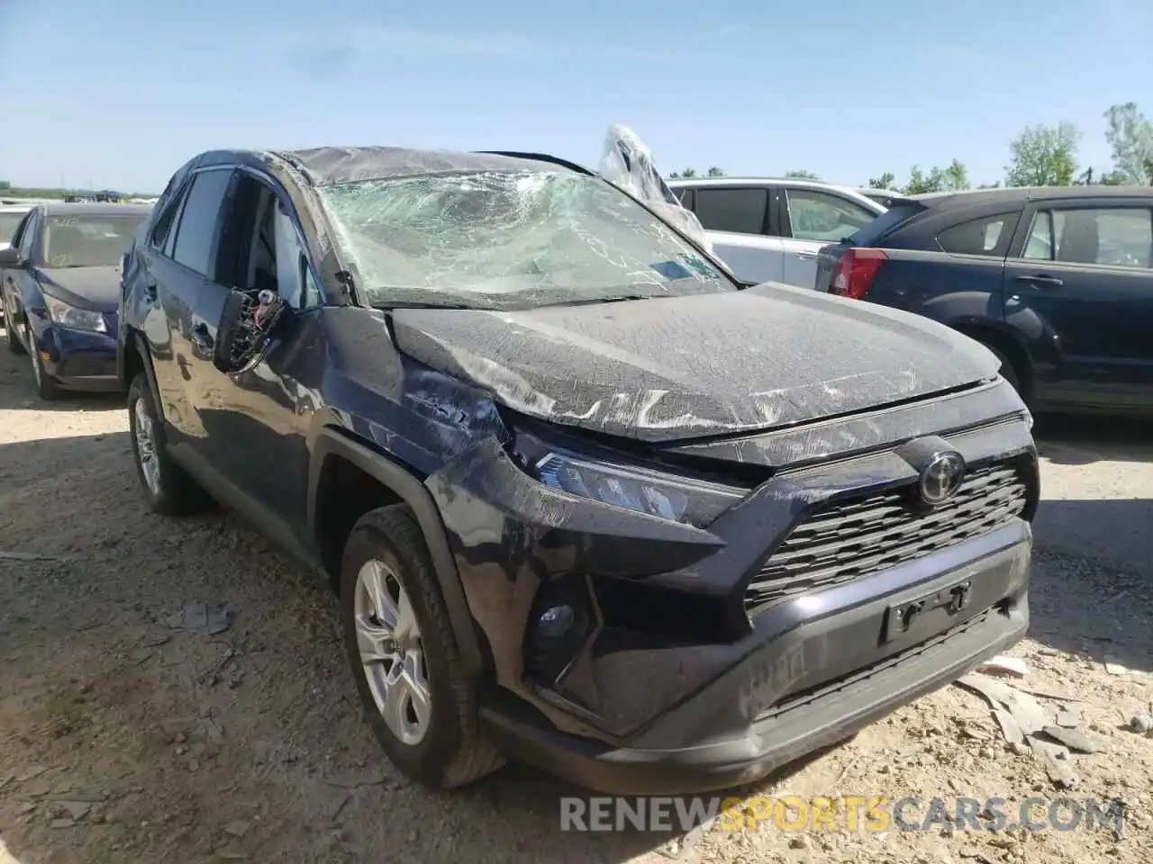 1 Photograph of a damaged car 2T3P1RFV4MW186081 TOYOTA RAV4 2021