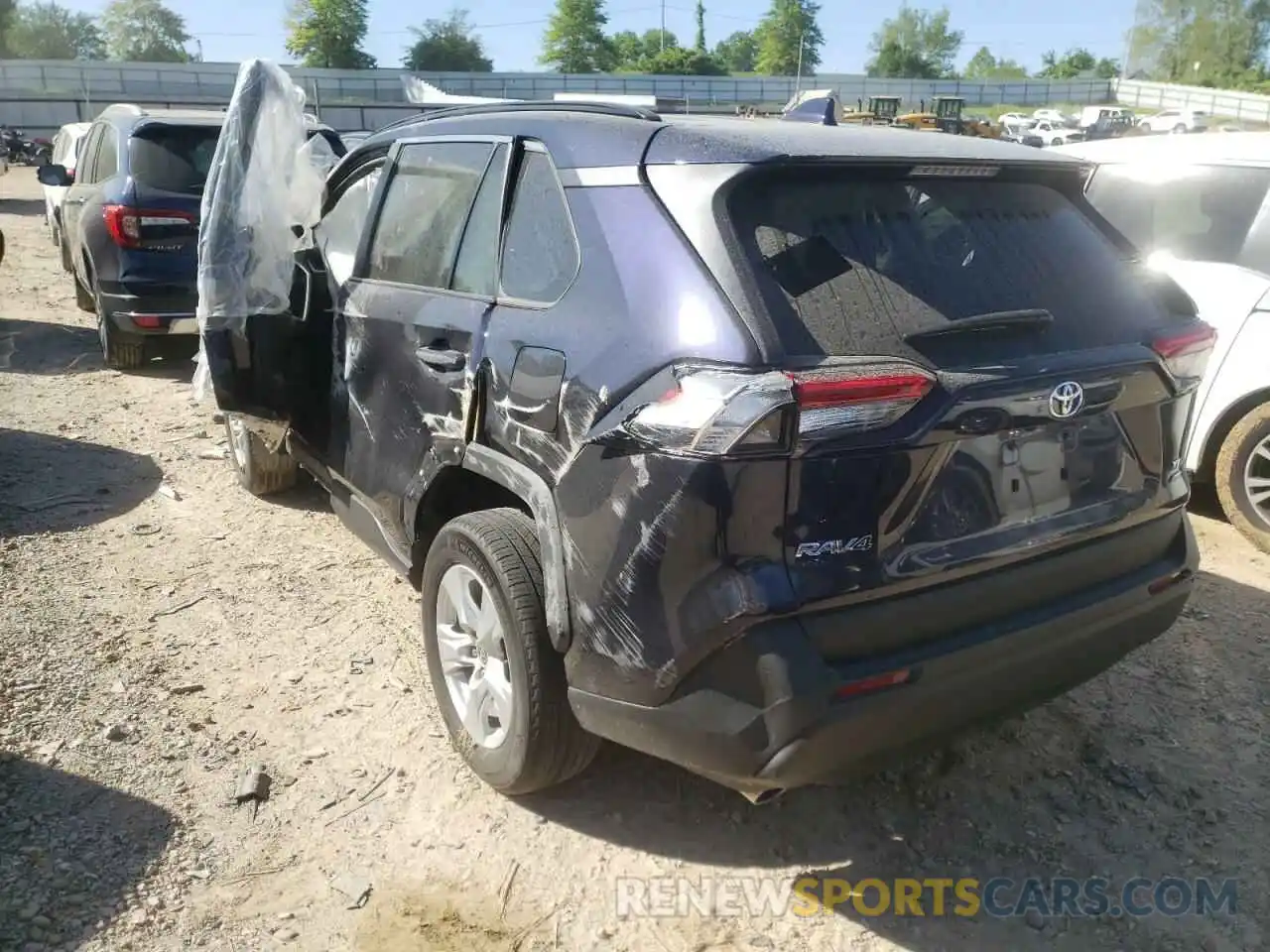 3 Photograph of a damaged car 2T3P1RFV4MW186081 TOYOTA RAV4 2021