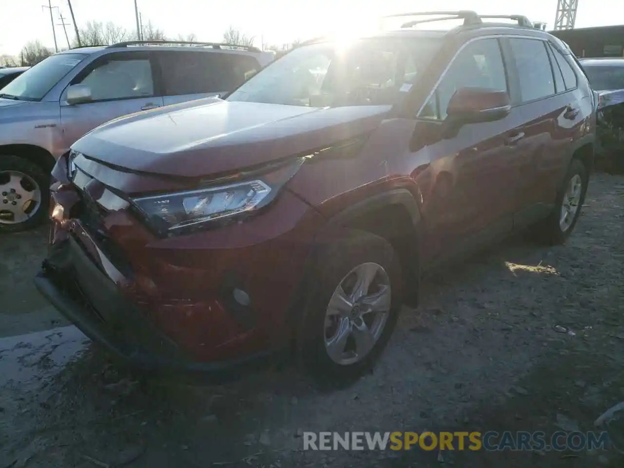 2 Фотография поврежденного автомобиля 2T3P1RFV4MW226711 TOYOTA RAV4 2021