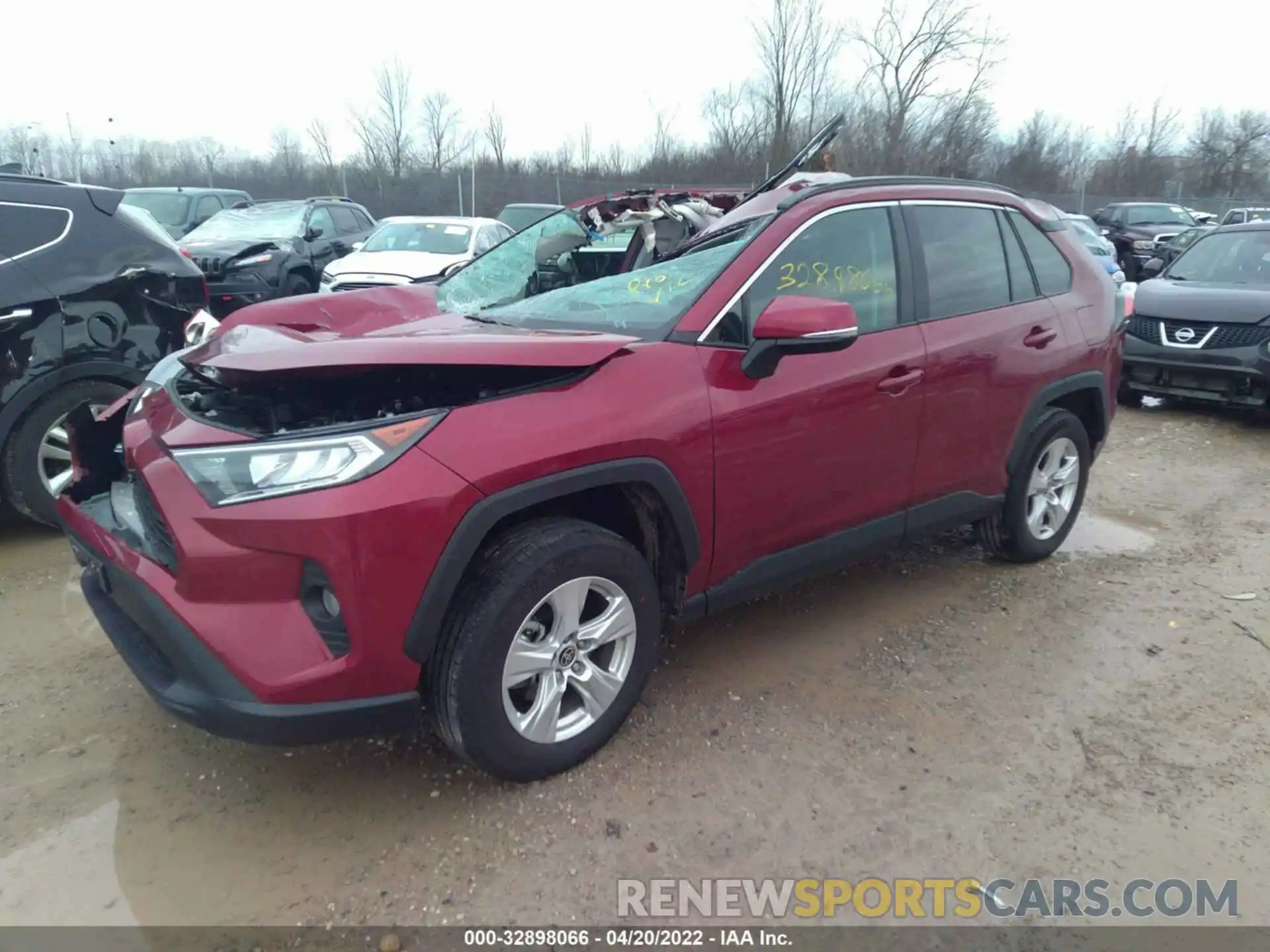 2 Фотография поврежденного автомобиля 2T3P1RFV4MW234808 TOYOTA RAV4 2021