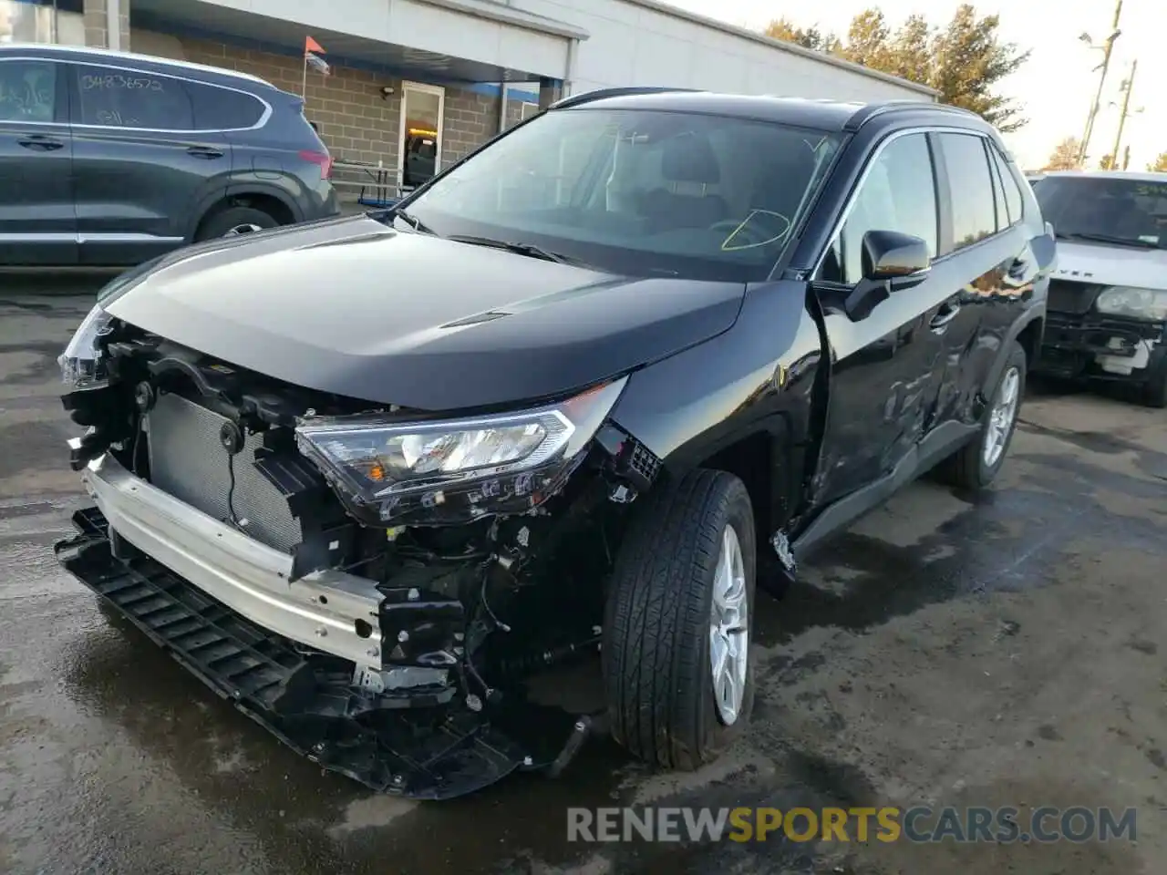 2 Photograph of a damaged car 2T3P1RFV4MW243590 TOYOTA RAV4 2021