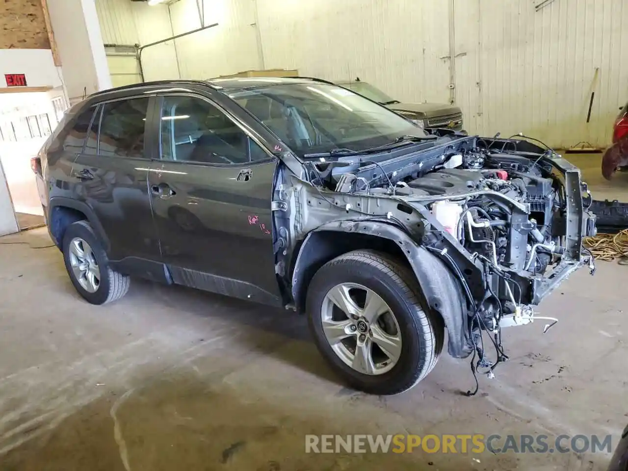 4 Photograph of a damaged car 2T3P1RFV5MC141927 TOYOTA RAV4 2021