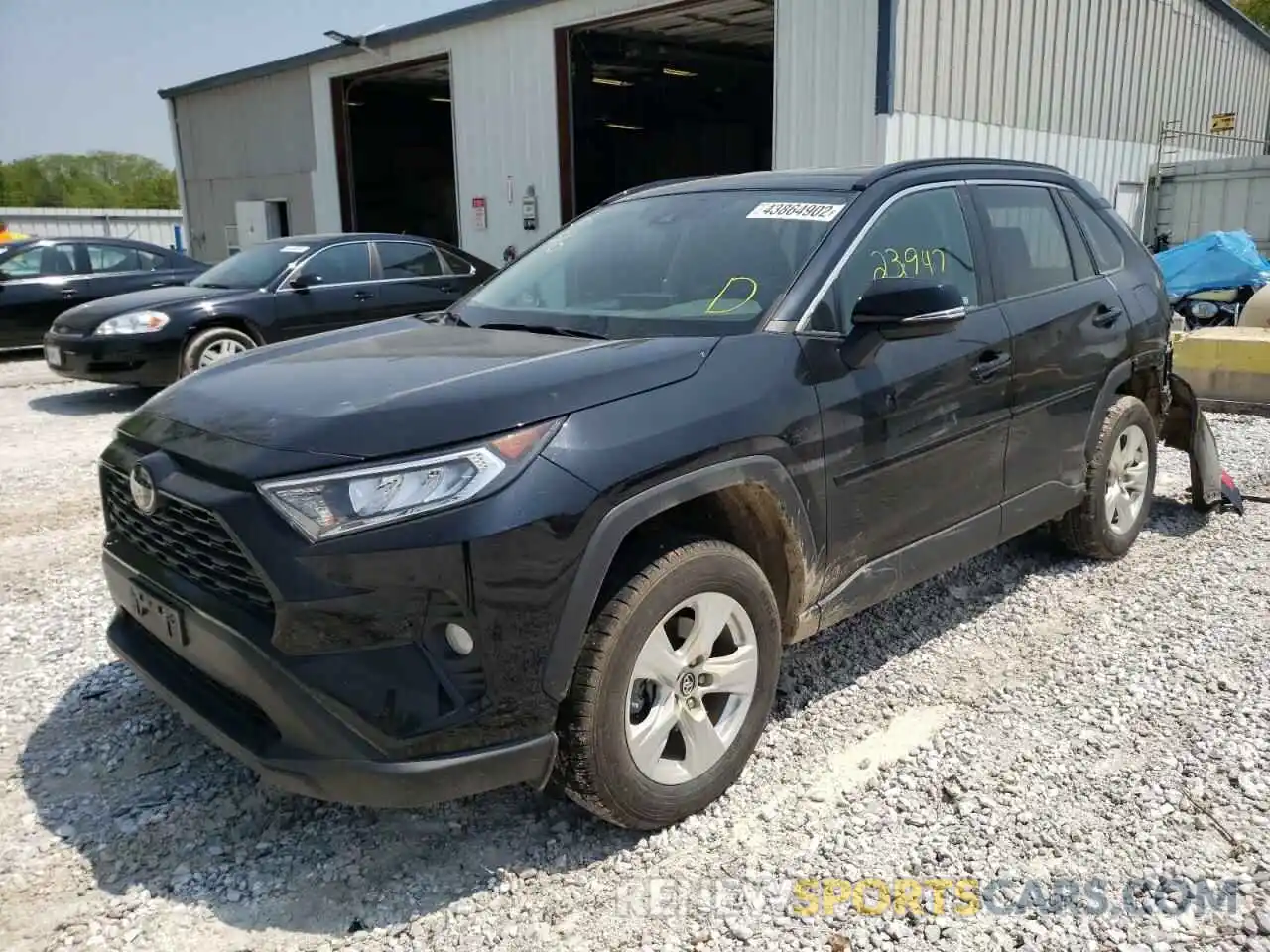 2 Photograph of a damaged car 2T3P1RFV5MC169629 TOYOTA RAV4 2021