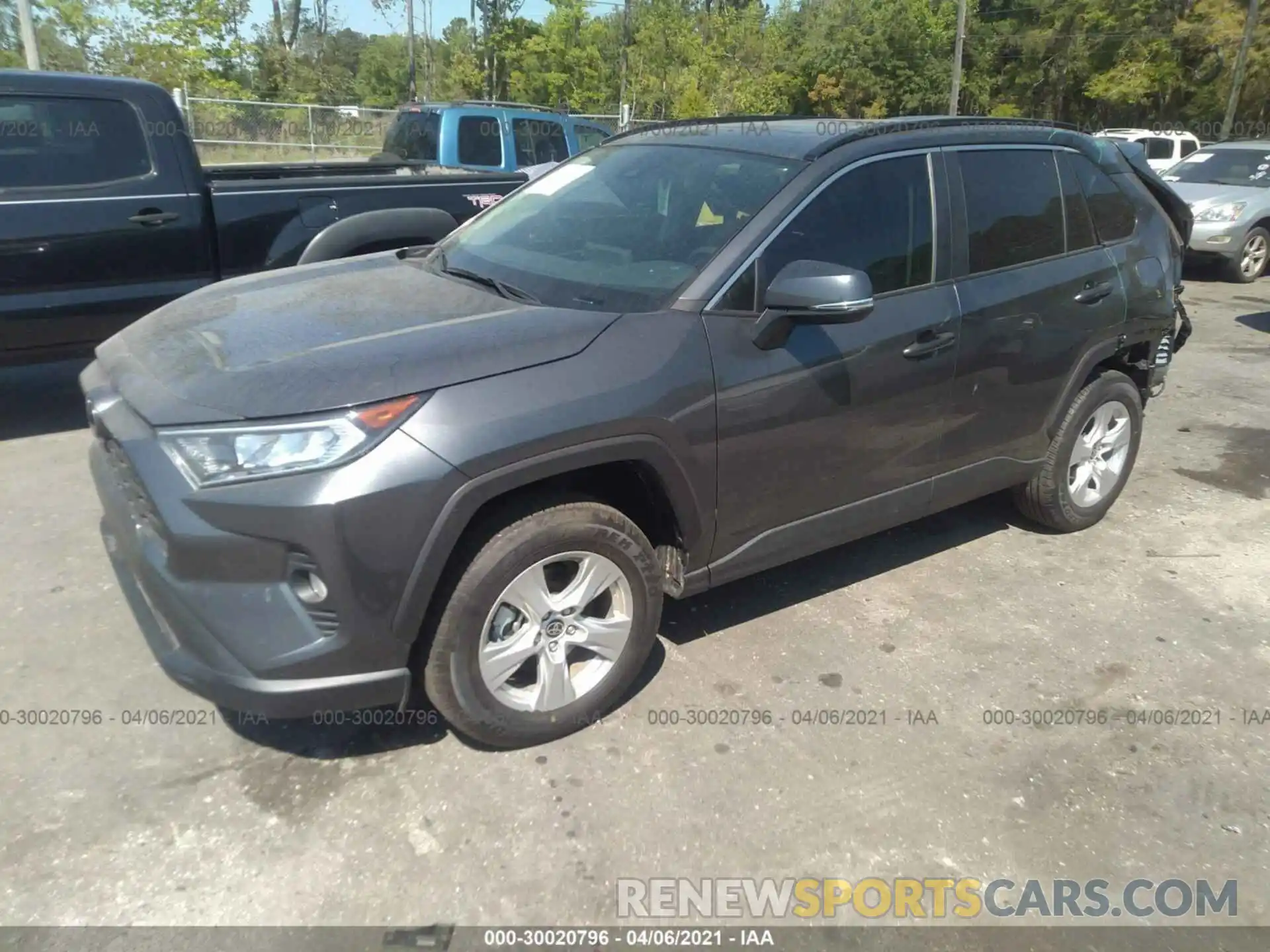 2 Photograph of a damaged car 2T3P1RFV5MC171235 TOYOTA RAV4 2021