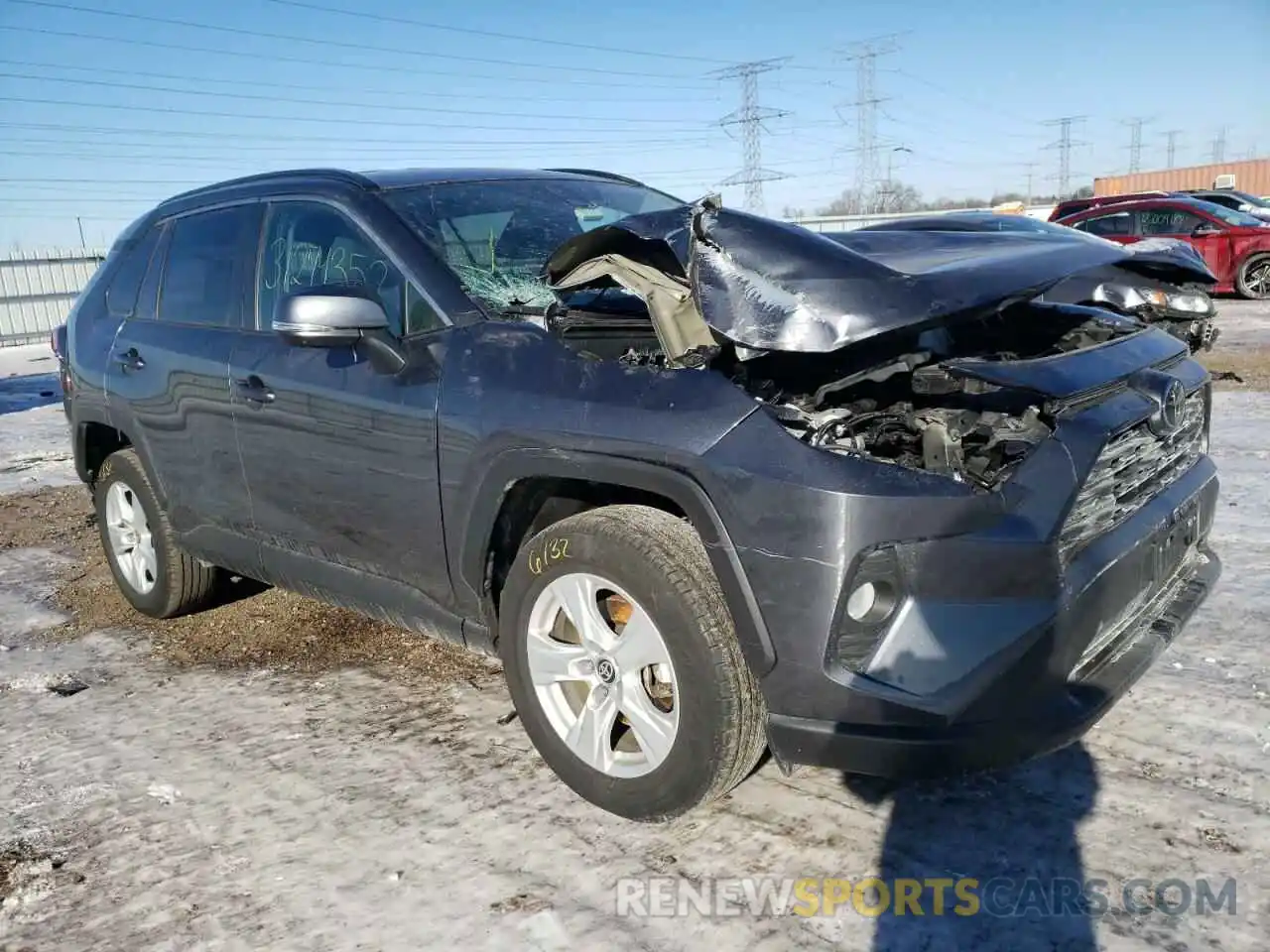 1 Photograph of a damaged car 2T3P1RFV5MC173065 TOYOTA RAV4 2021