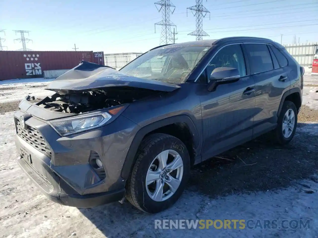 2 Фотография поврежденного автомобиля 2T3P1RFV5MC173065 TOYOTA RAV4 2021