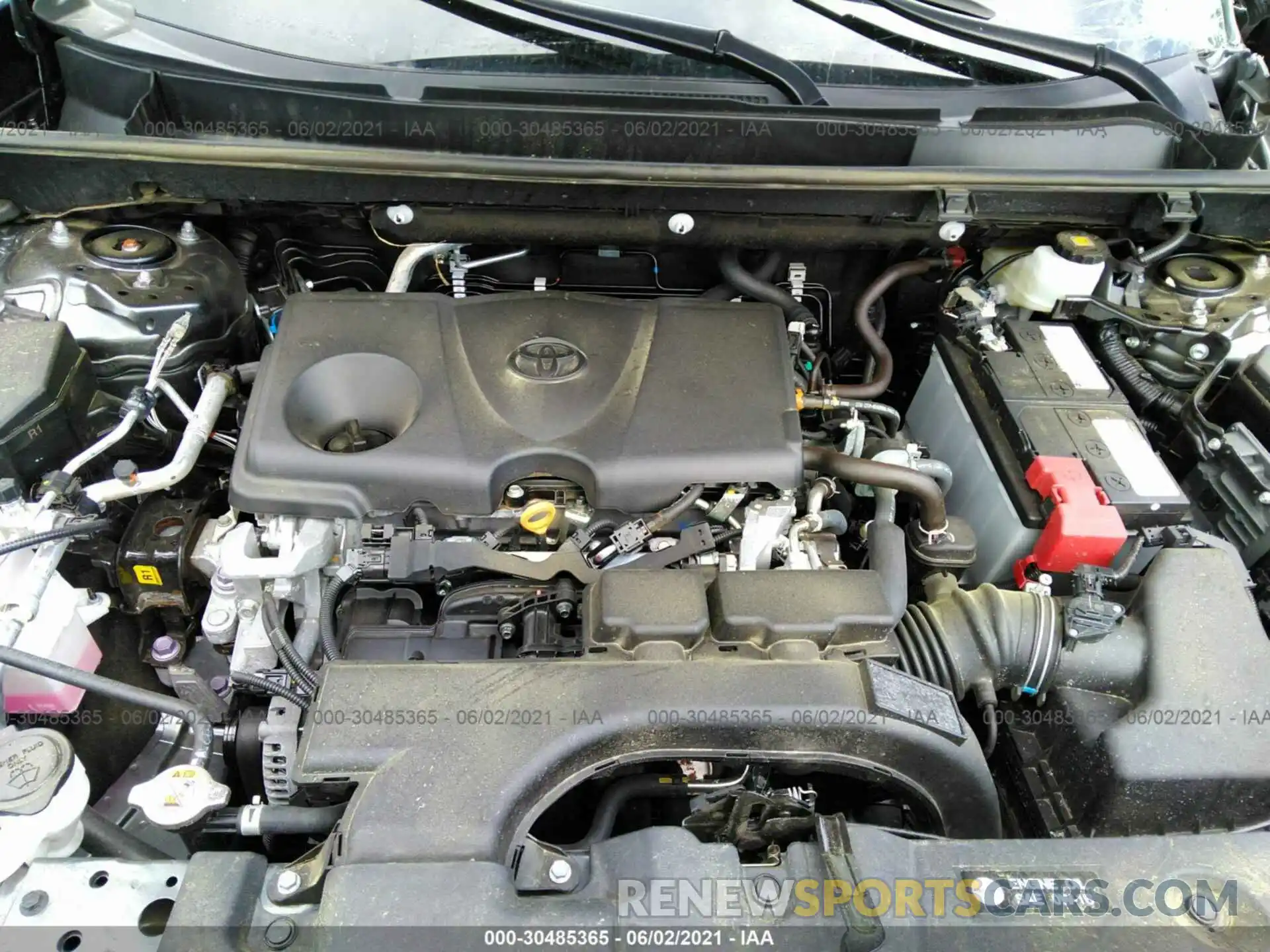 10 Фотография поврежденного автомобиля 2T3P1RFV5MC174541 TOYOTA RAV4 2021