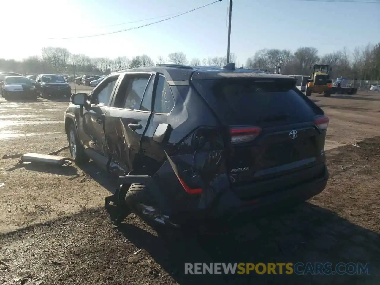 3 Фотография поврежденного автомобиля 2T3P1RFV5MC221633 TOYOTA RAV4 2021