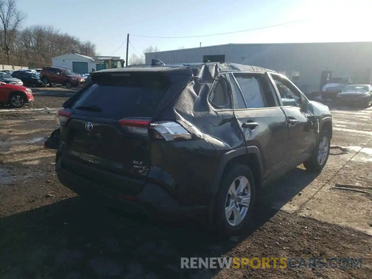 4 Фотография поврежденного автомобиля 2T3P1RFV5MC221633 TOYOTA RAV4 2021