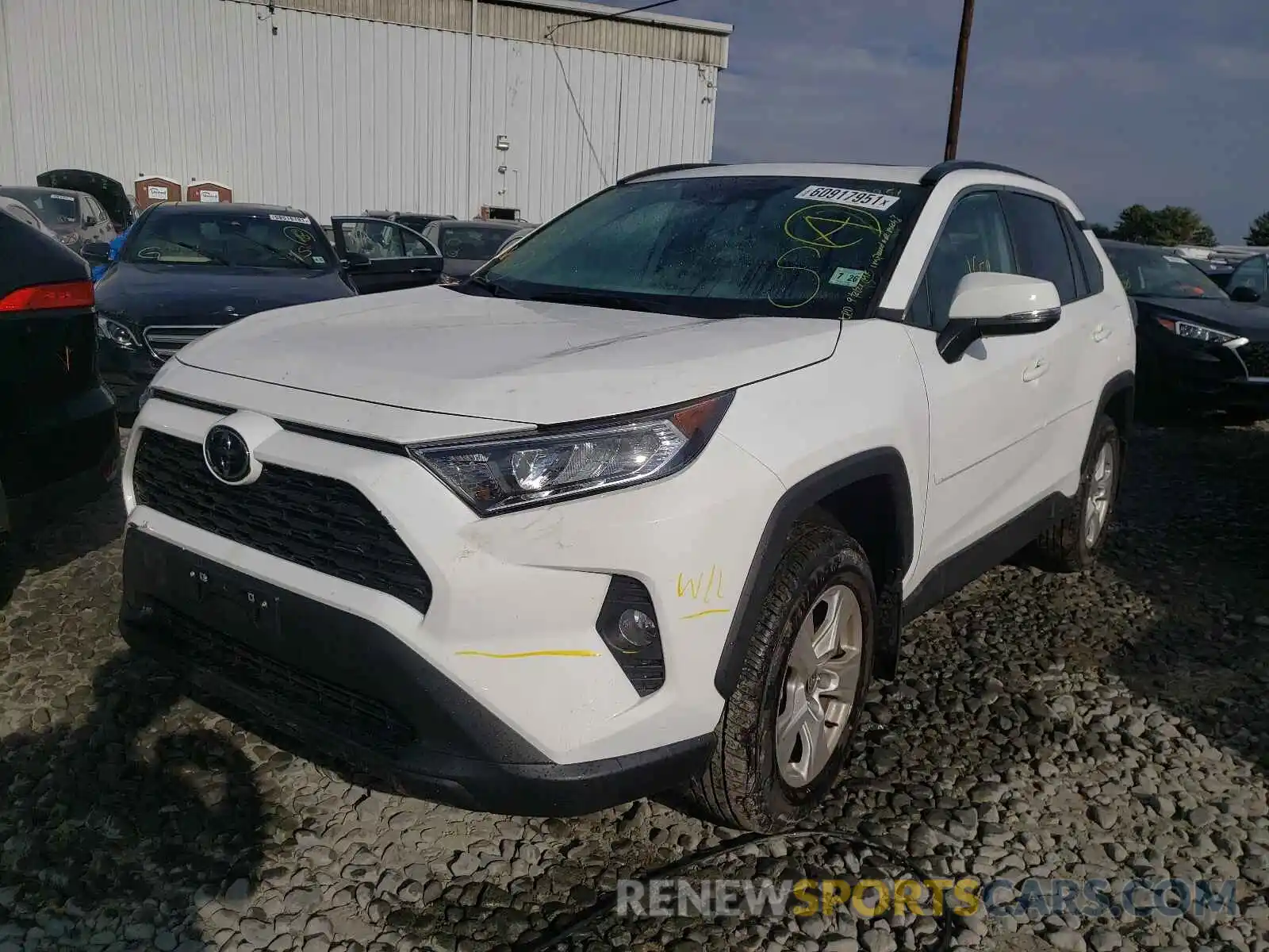 2 Photograph of a damaged car 2T3P1RFV5MC227920 TOYOTA RAV4 2021