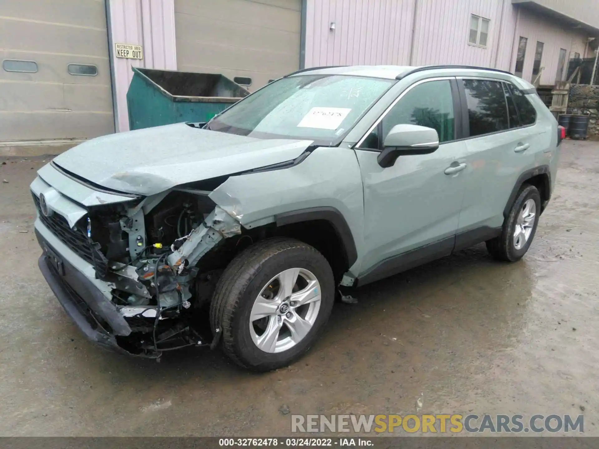 2 Photograph of a damaged car 2T3P1RFV5MW157768 TOYOTA RAV4 2021