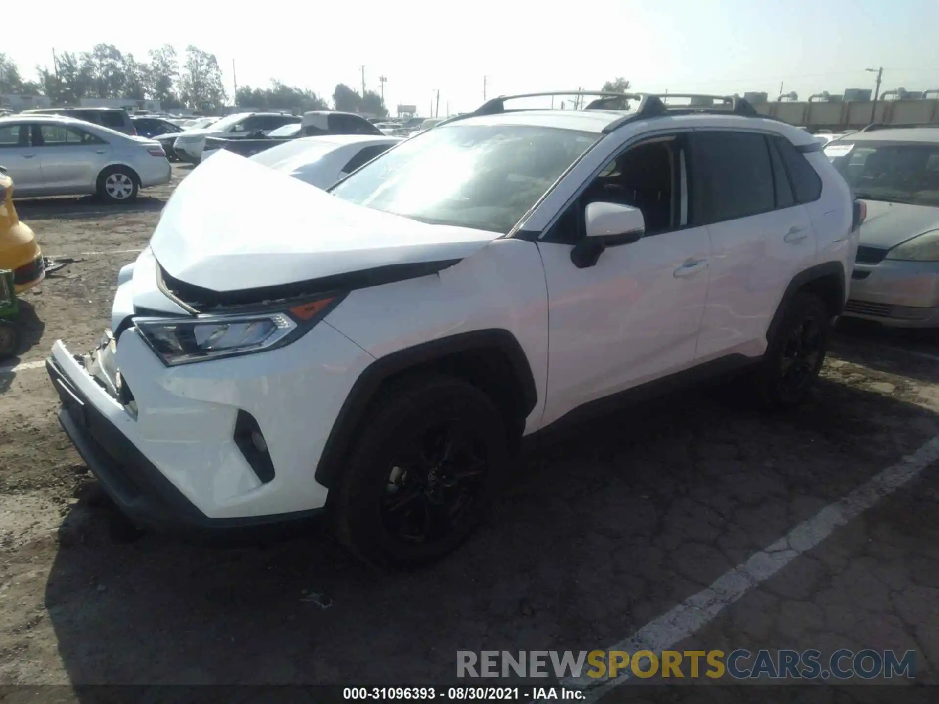 2 Photograph of a damaged car 2T3P1RFV5MW171427 TOYOTA RAV4 2021