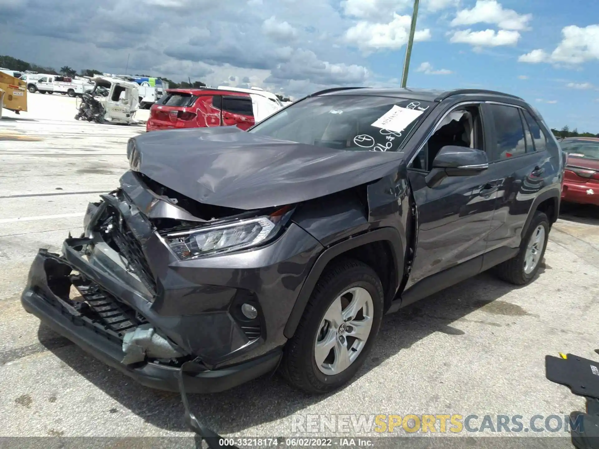 2 Photograph of a damaged car 2T3P1RFV5MW178720 TOYOTA RAV4 2021