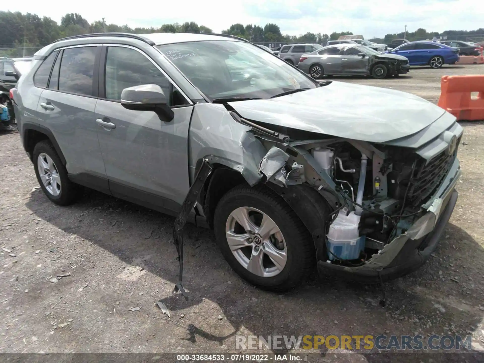 1 Photograph of a damaged car 2T3P1RFV5MW179432 TOYOTA RAV4 2021