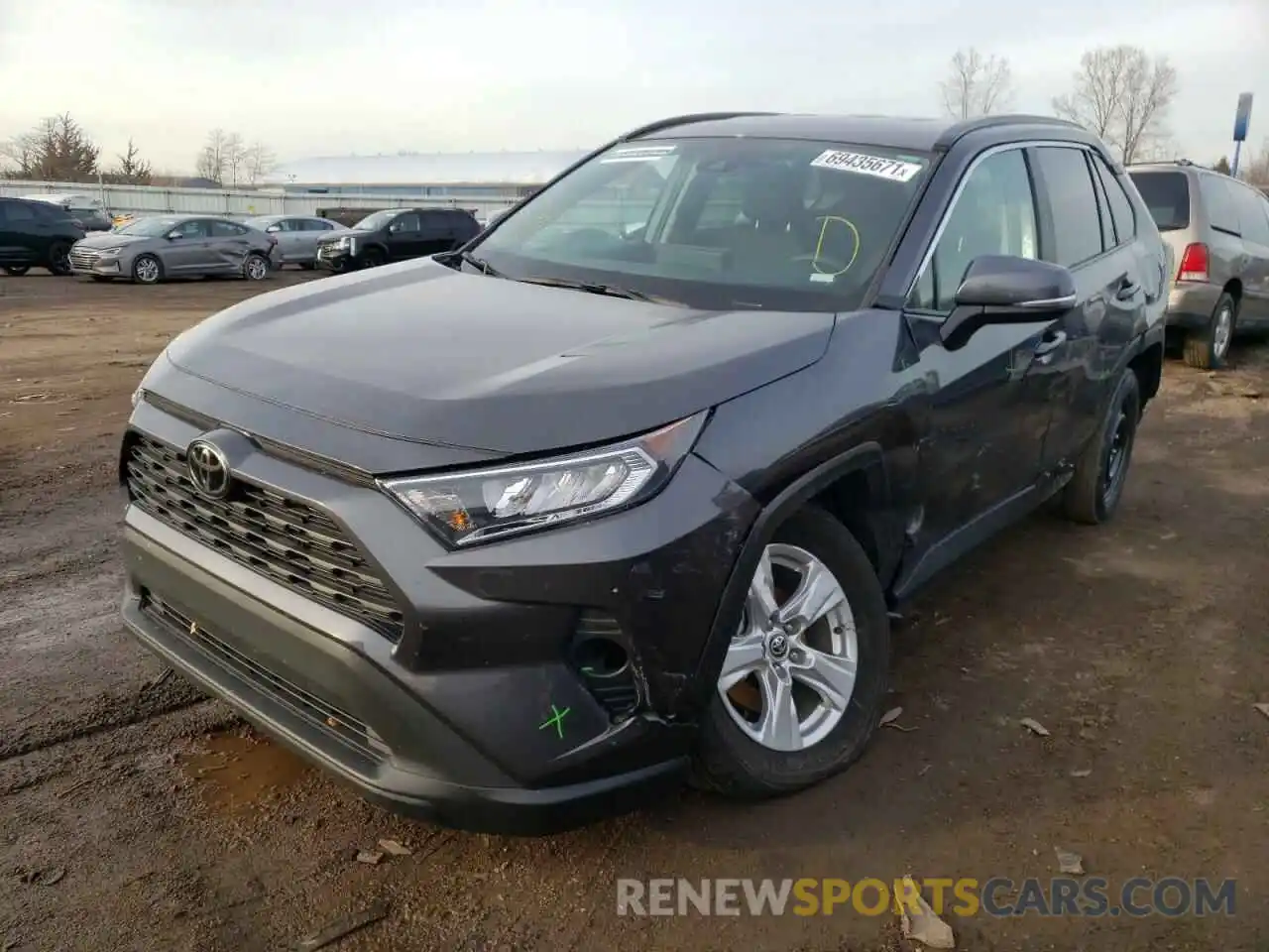 2 Фотография поврежденного автомобиля 2T3P1RFV5MW186784 TOYOTA RAV4 2021