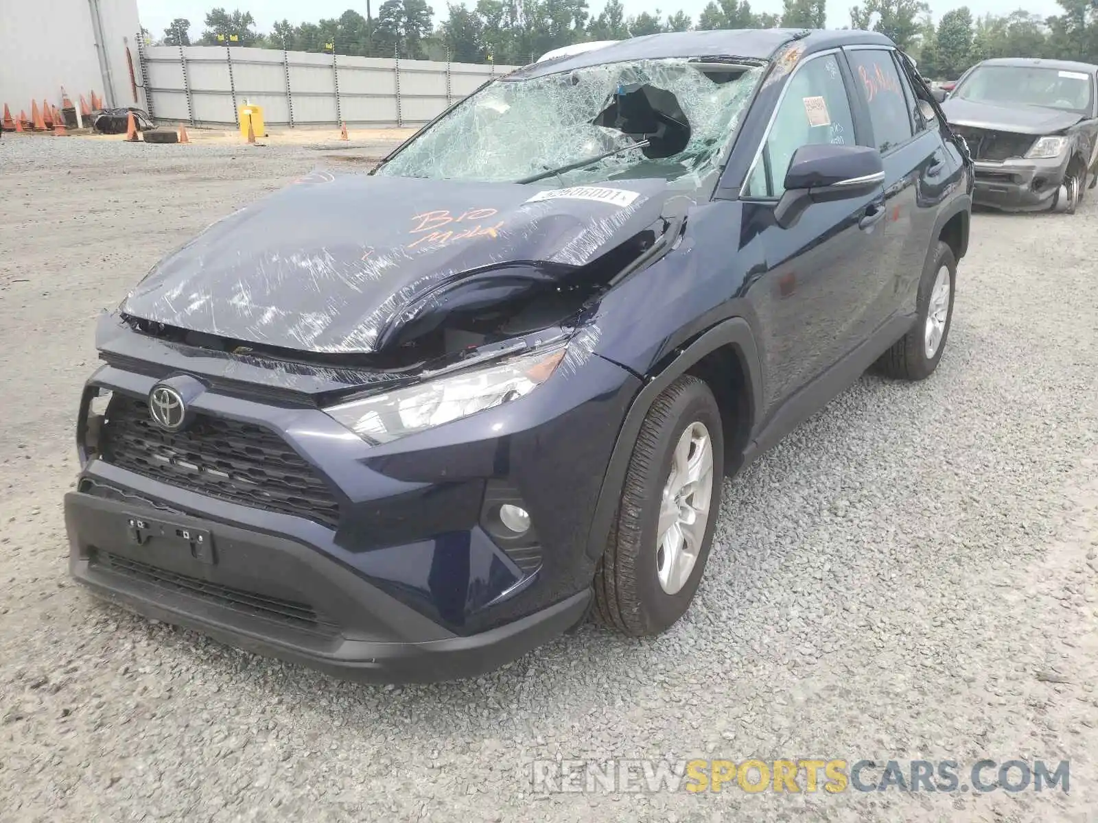 2 Photograph of a damaged car 2T3P1RFV5MW187174 TOYOTA RAV4 2021