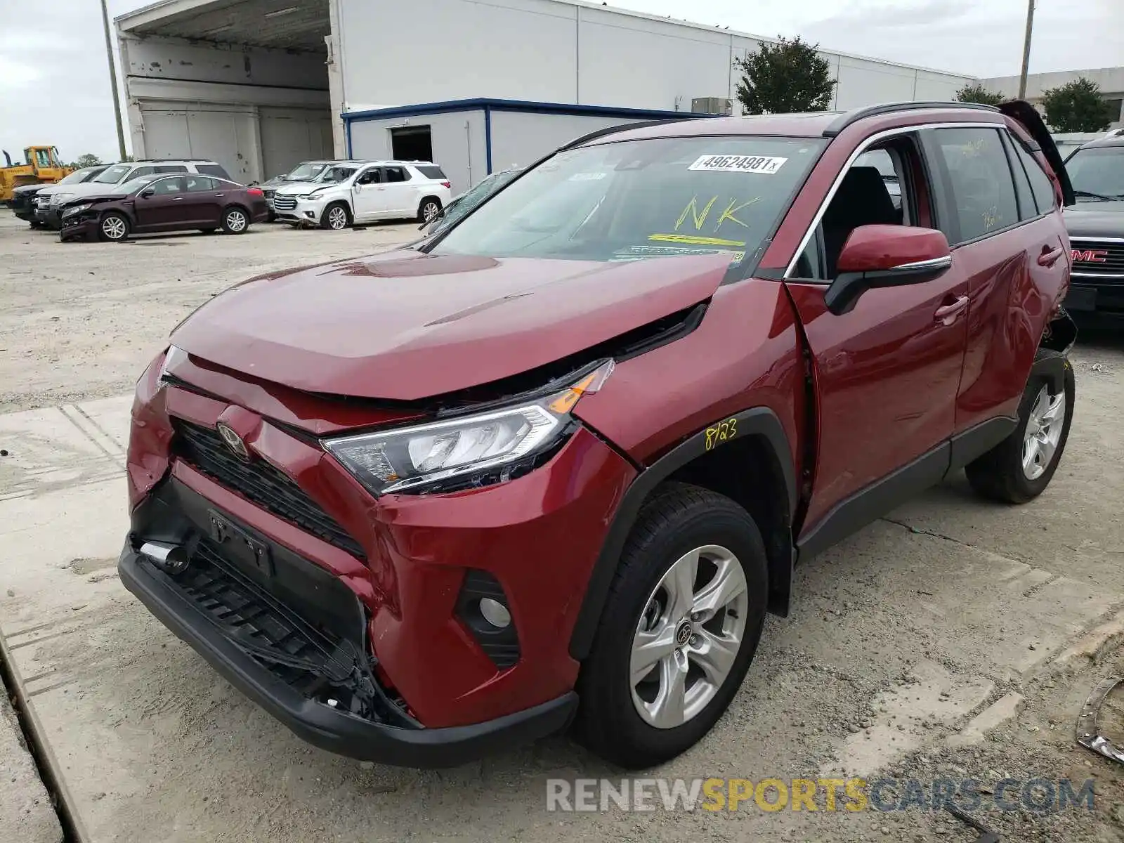 2 Photograph of a damaged car 2T3P1RFV5MW190706 TOYOTA RAV4 2021