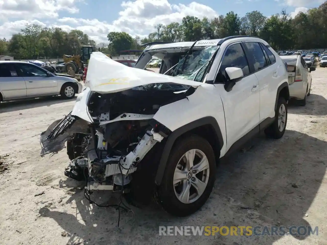 2 Photograph of a damaged car 2T3P1RFV5MW196053 TOYOTA RAV4 2021