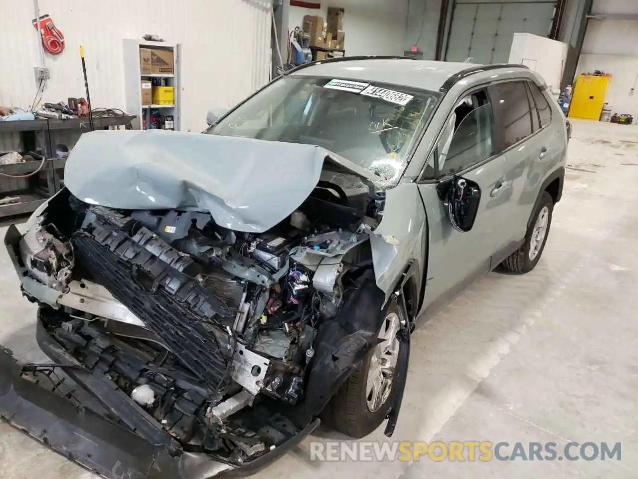 2 Photograph of a damaged car 2T3P1RFV5MW214597 TOYOTA RAV4 2021