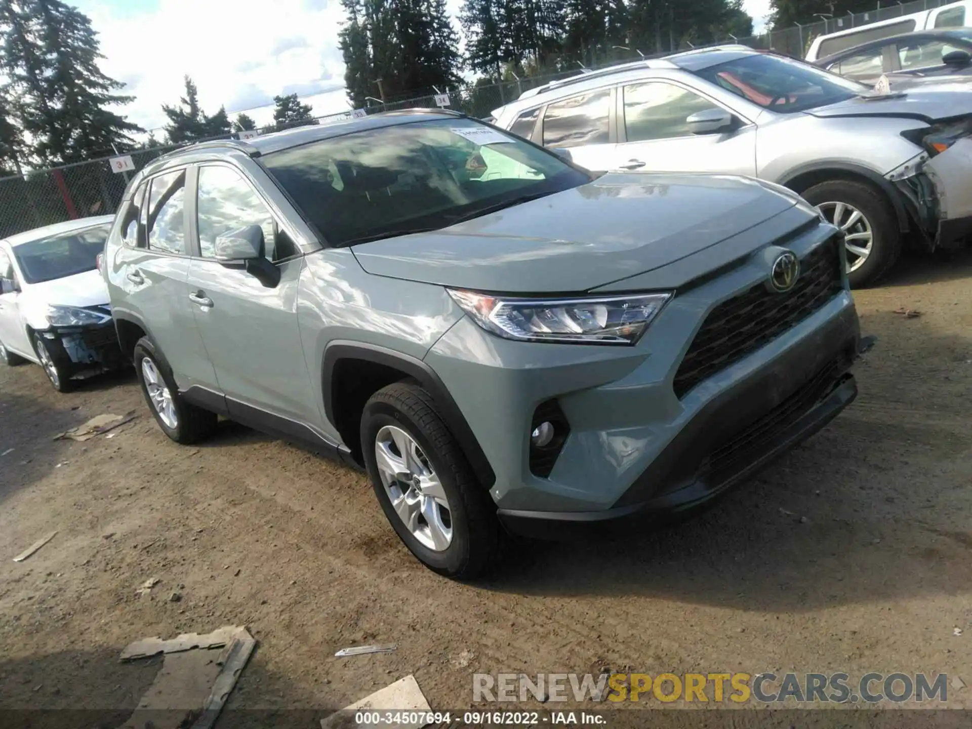 1 Фотография поврежденного автомобиля 2T3P1RFV5MW215362 TOYOTA RAV4 2021