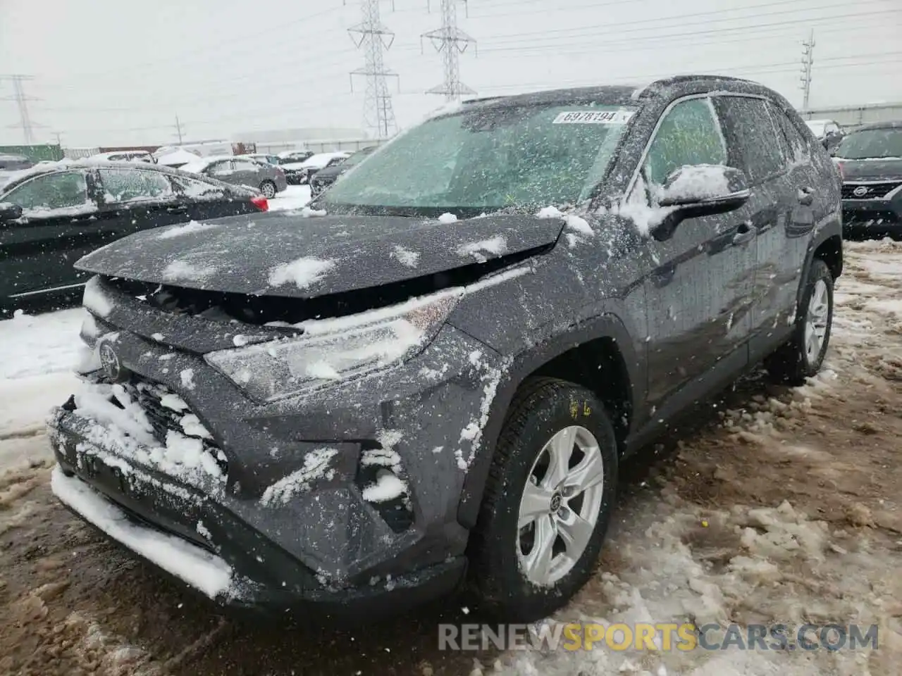 2 Photograph of a damaged car 2T3P1RFV5MW230573 TOYOTA RAV4 2021