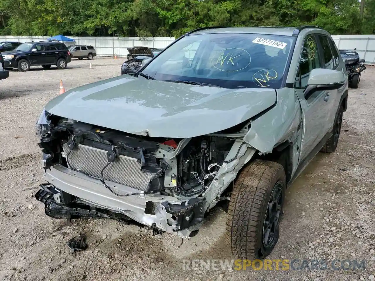 2 Photograph of a damaged car 2T3P1RFV5MW242643 TOYOTA RAV4 2021