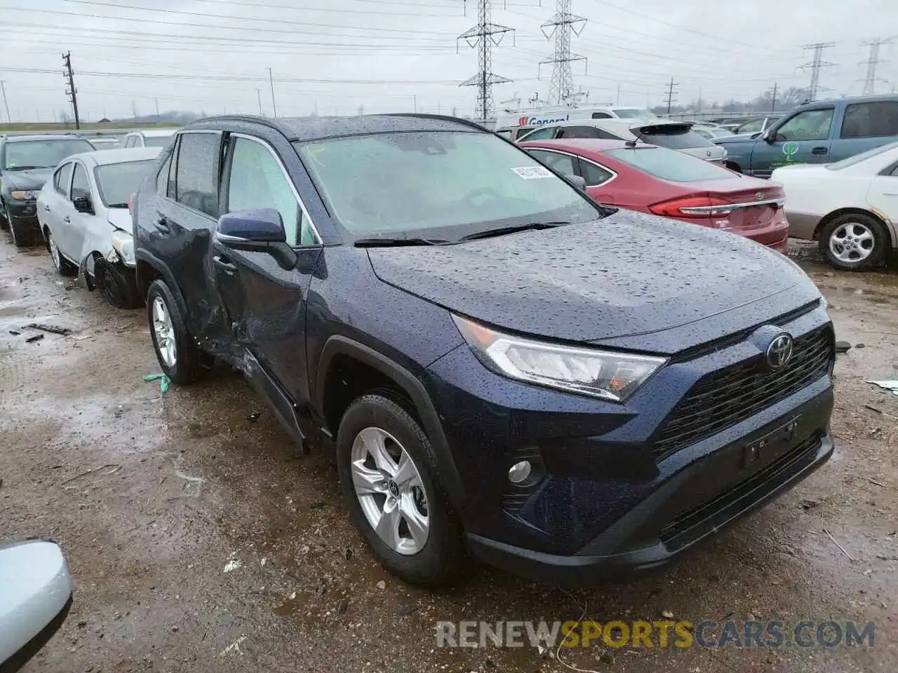 1 Photograph of a damaged car 2T3P1RFV5MW248328 TOYOTA RAV4 2021