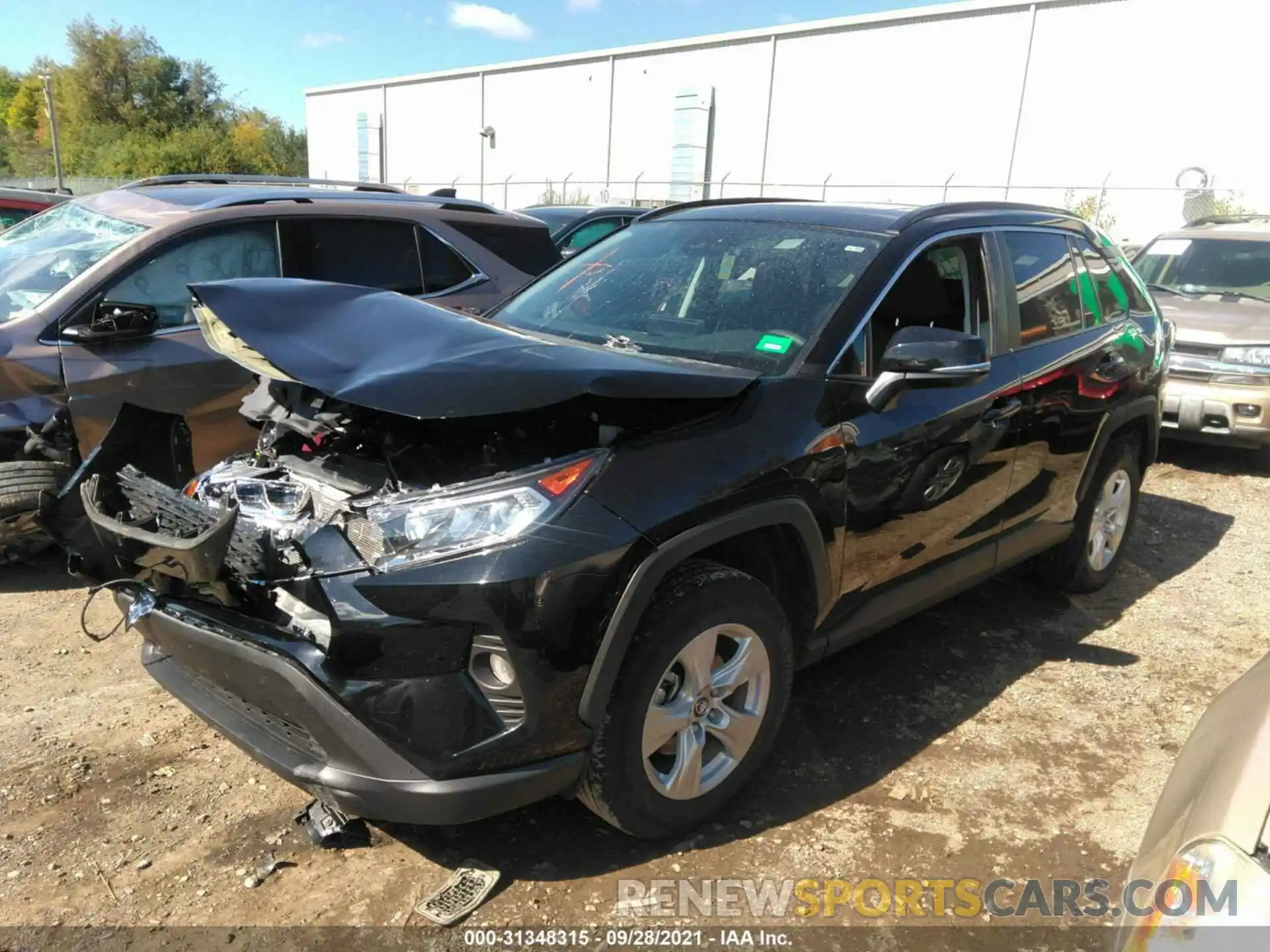 2 Фотография поврежденного автомобиля 2T3P1RFV6MC142911 TOYOTA RAV4 2021