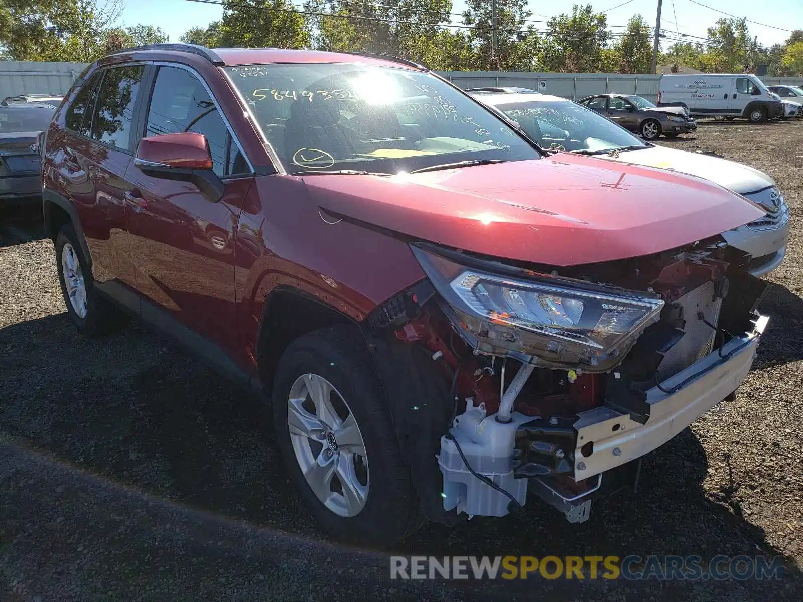 1 Photograph of a damaged car 2T3P1RFV6MC145100 TOYOTA RAV4 2021