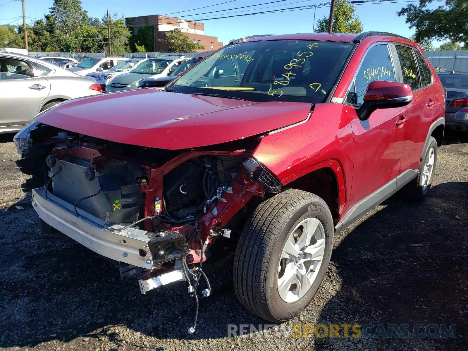 2 Photograph of a damaged car 2T3P1RFV6MC145100 TOYOTA RAV4 2021