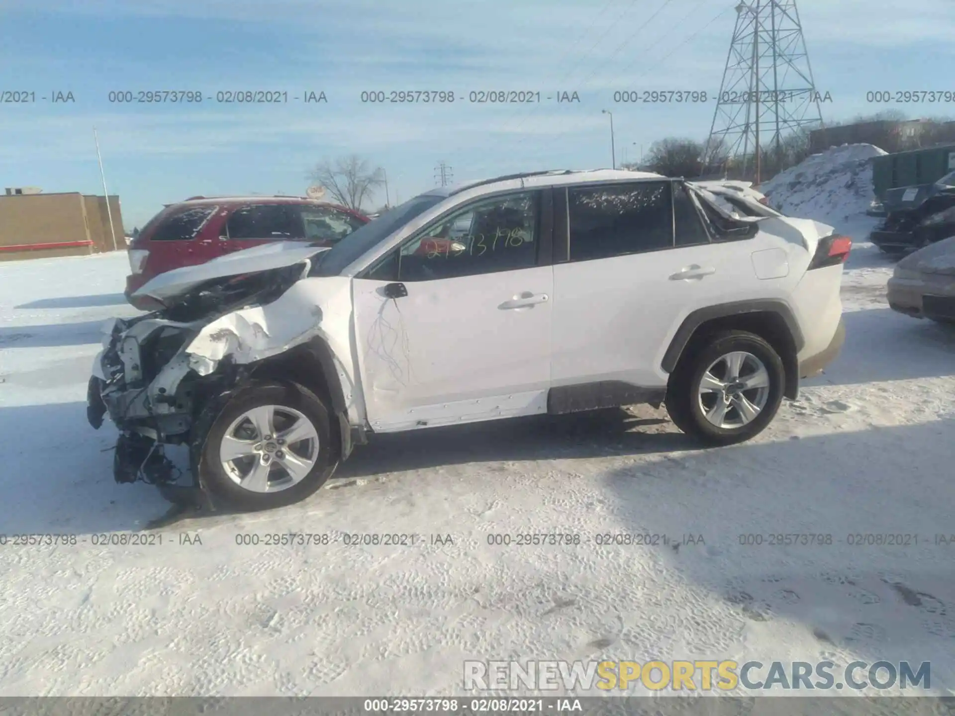 2 Фотография поврежденного автомобиля 2T3P1RFV6MC167873 TOYOTA RAV4 2021