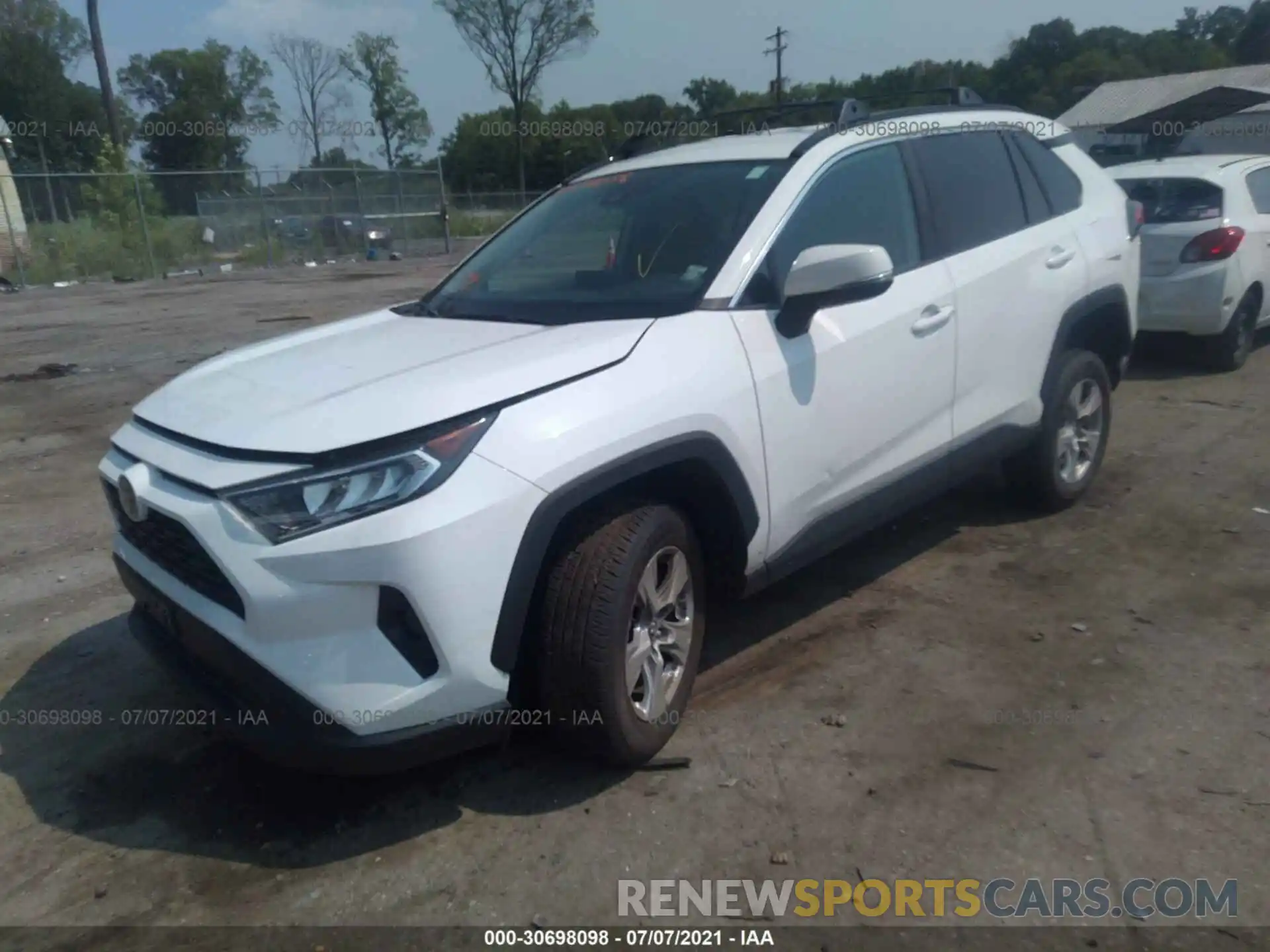 2 Фотография поврежденного автомобиля 2T3P1RFV6MC167985 TOYOTA RAV4 2021