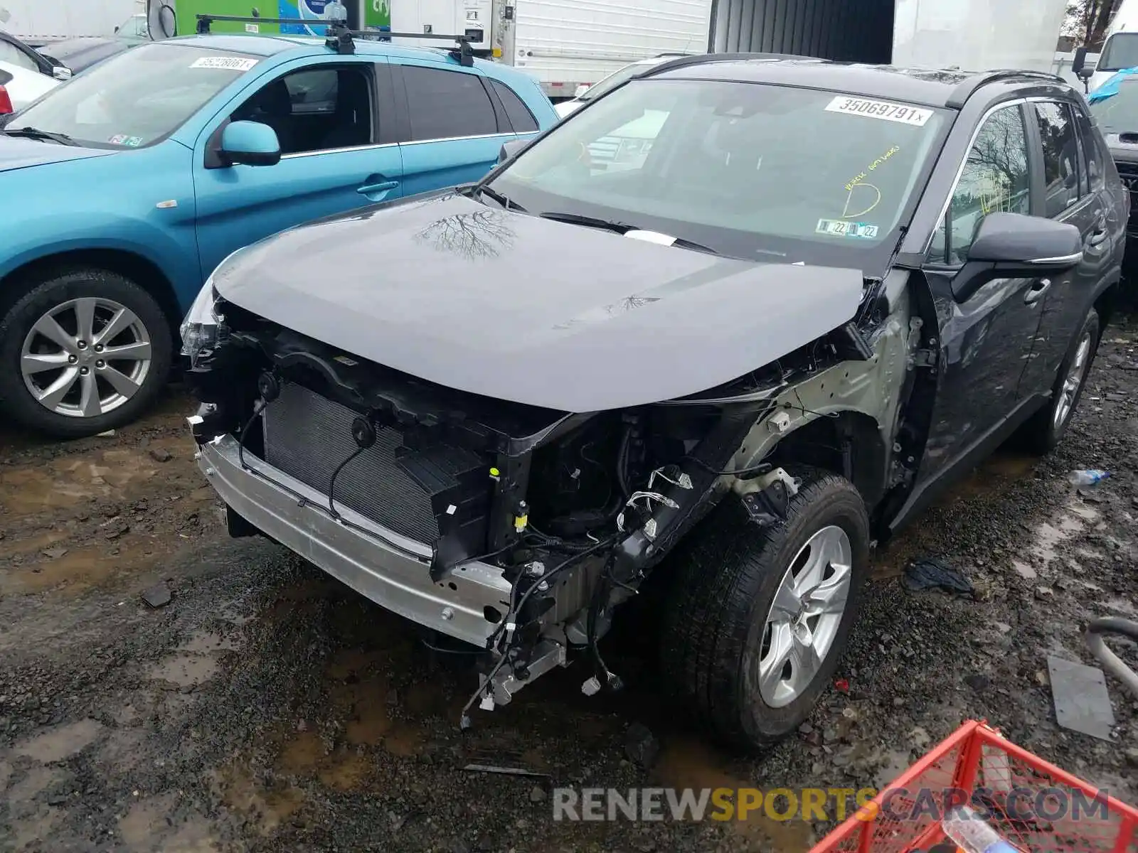 2 Photograph of a damaged car 2T3P1RFV6MC177402 TOYOTA RAV4 2021