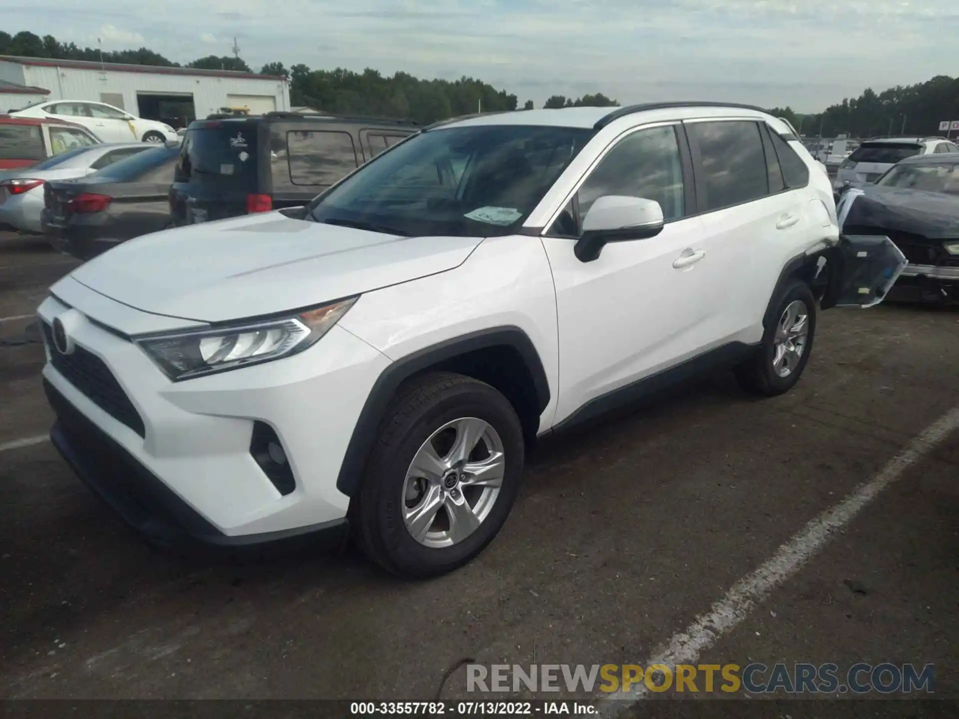 2 Photograph of a damaged car 2T3P1RFV6MC186309 TOYOTA RAV4 2021