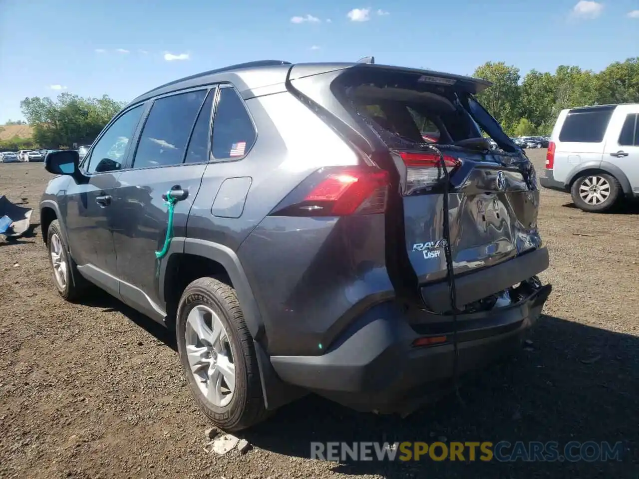 3 Фотография поврежденного автомобиля 2T3P1RFV6MC204873 TOYOTA RAV4 2021