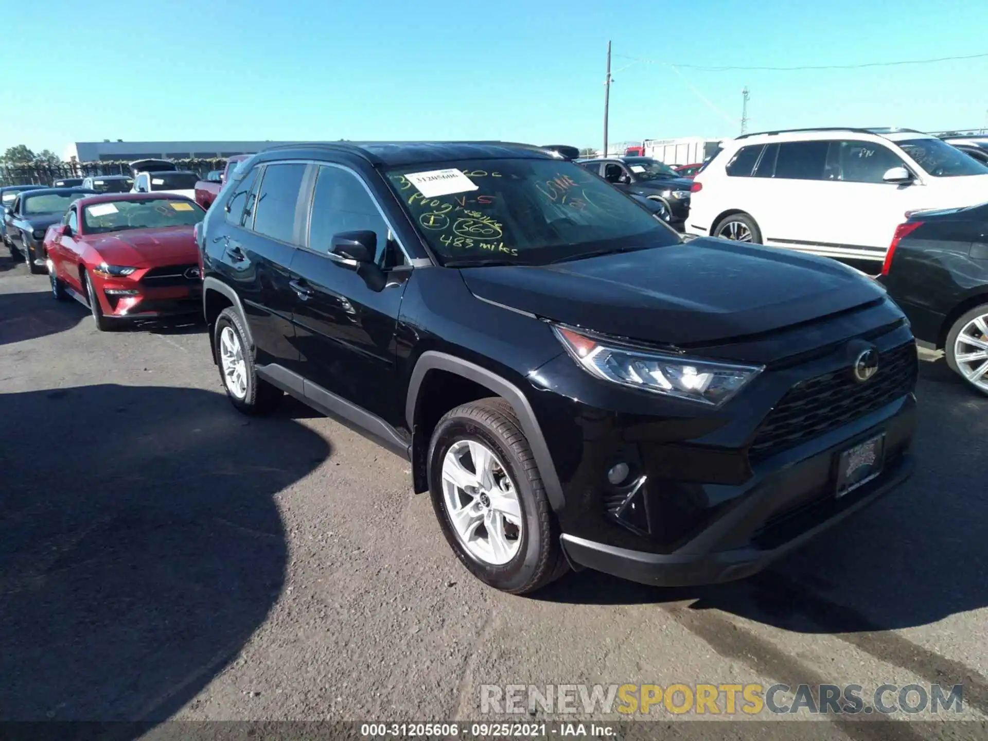 1 Фотография поврежденного автомобиля 2T3P1RFV6MC233127 TOYOTA RAV4 2021