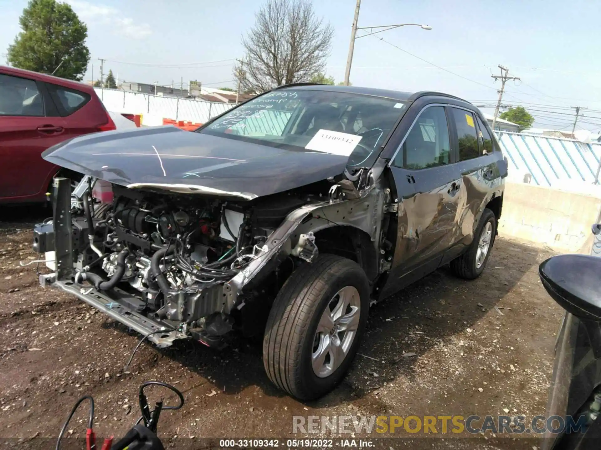 2 Photograph of a damaged car 2T3P1RFV6MC238196 TOYOTA RAV4 2021