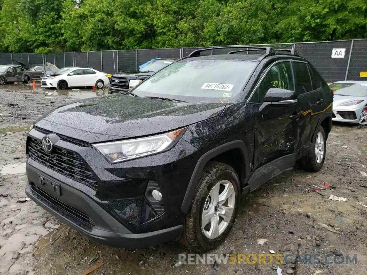 2 Photograph of a damaged car 2T3P1RFV6MC247030 TOYOTA RAV4 2021