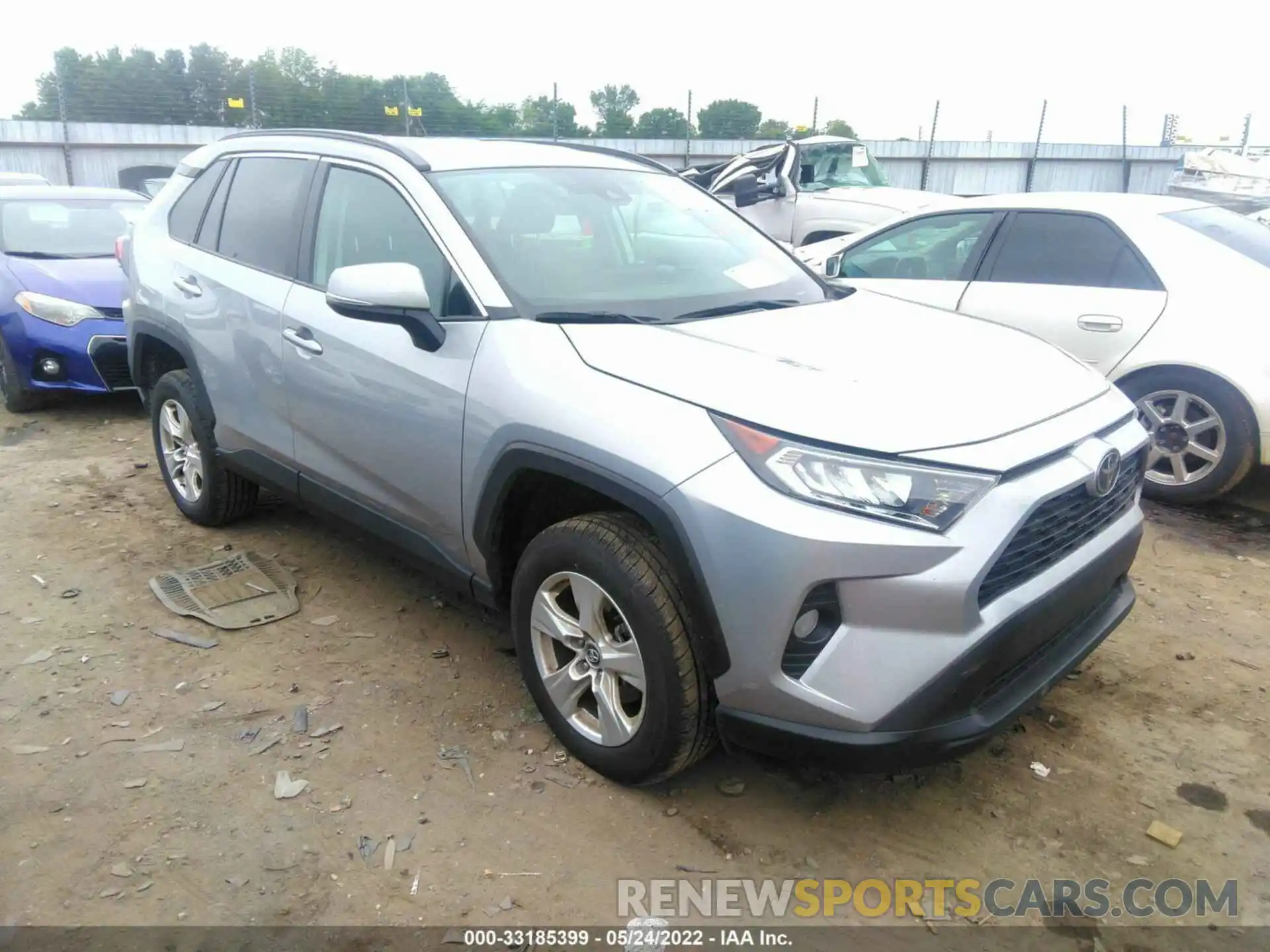 1 Photograph of a damaged car 2T3P1RFV6MW154684 TOYOTA RAV4 2021