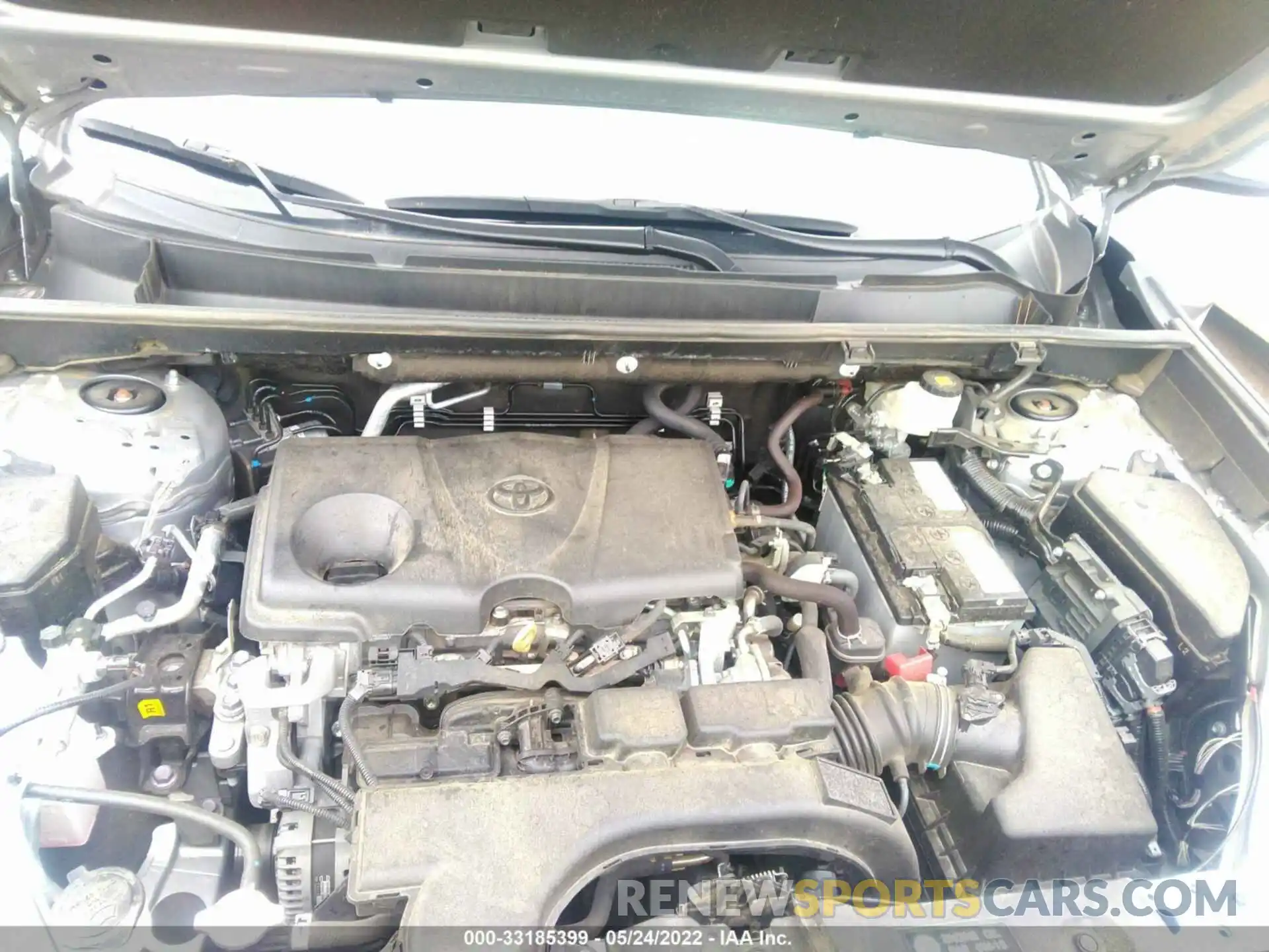 10 Фотография поврежденного автомобиля 2T3P1RFV6MW154684 TOYOTA RAV4 2021