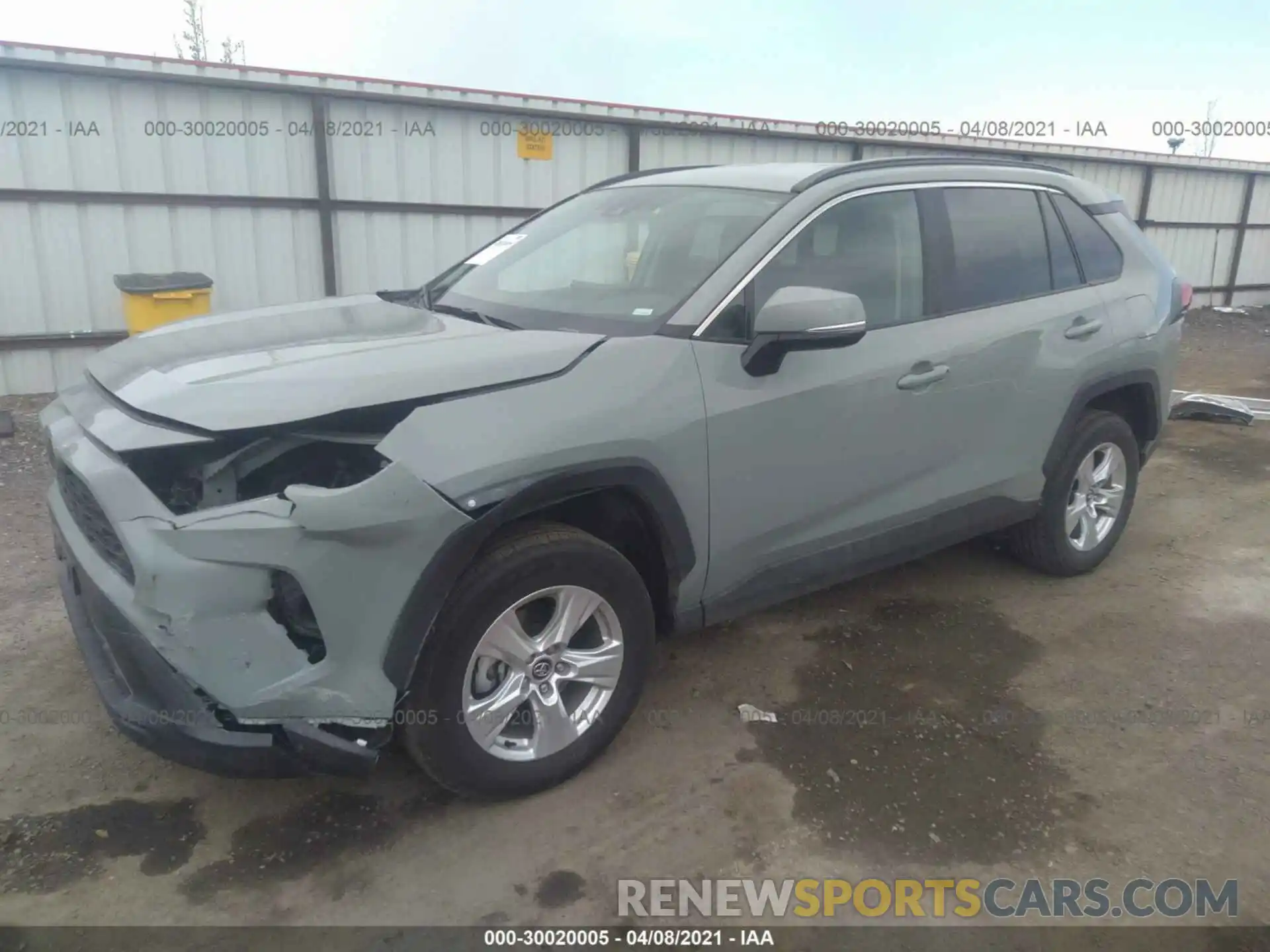 2 Фотография поврежденного автомобиля 2T3P1RFV6MW157813 TOYOTA RAV4 2021