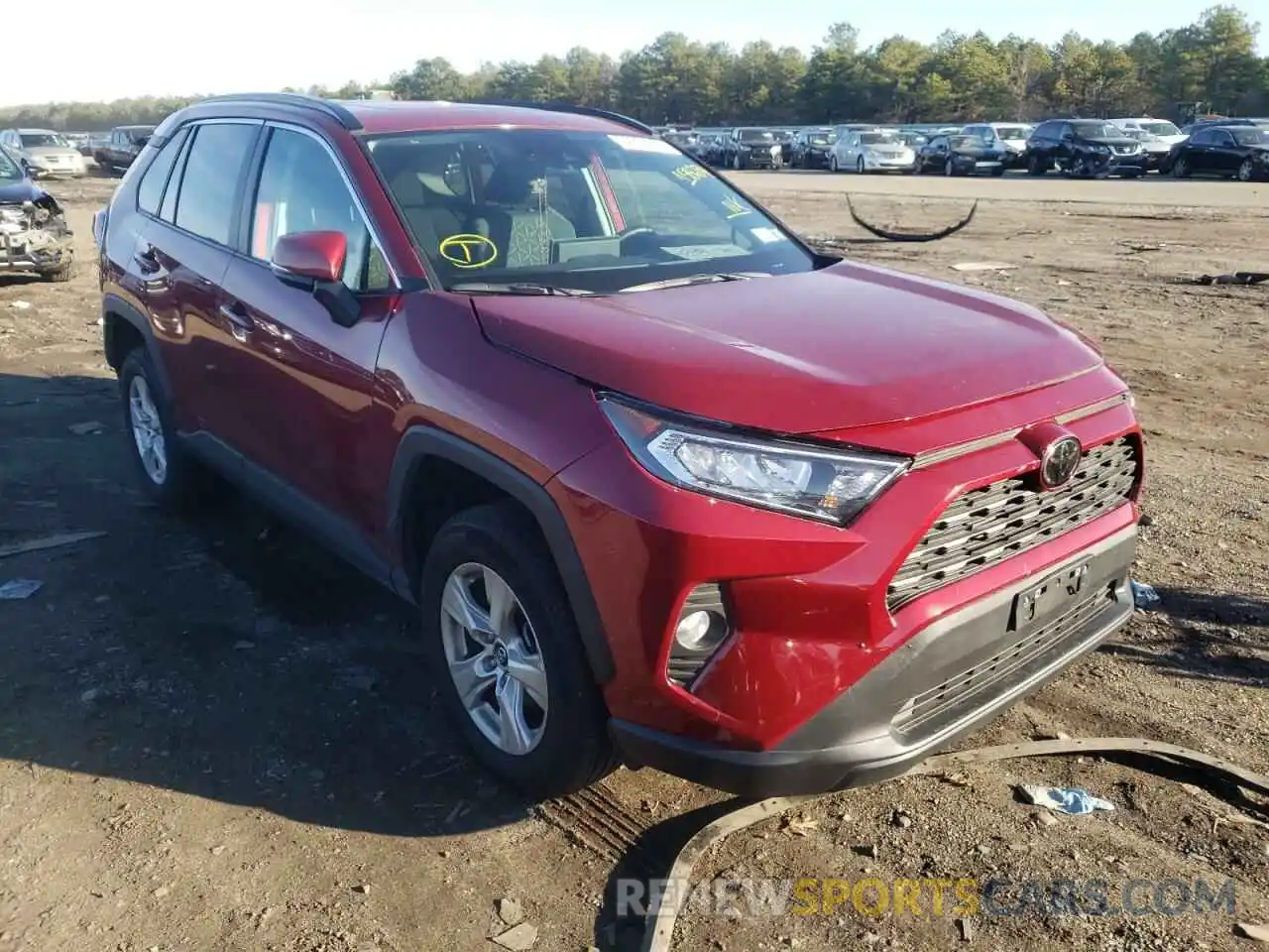 1 Photograph of a damaged car 2T3P1RFV6MW158654 TOYOTA RAV4 2021