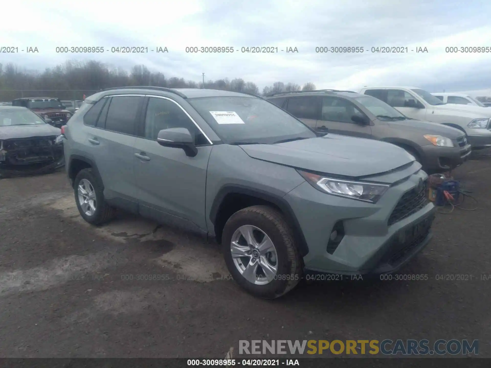 1 Фотография поврежденного автомобиля 2T3P1RFV6MW160257 TOYOTA RAV4 2021