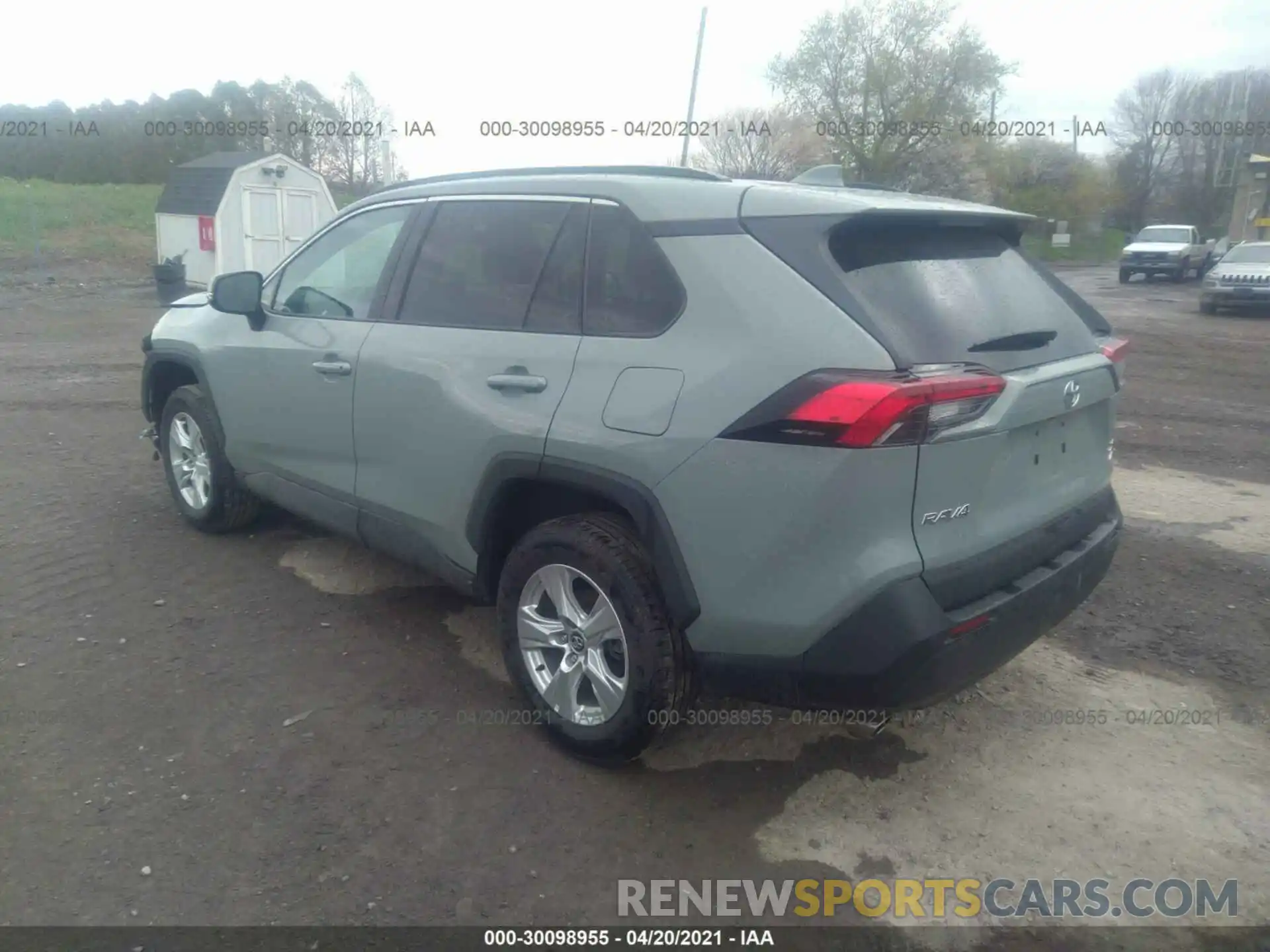 3 Фотография поврежденного автомобиля 2T3P1RFV6MW160257 TOYOTA RAV4 2021