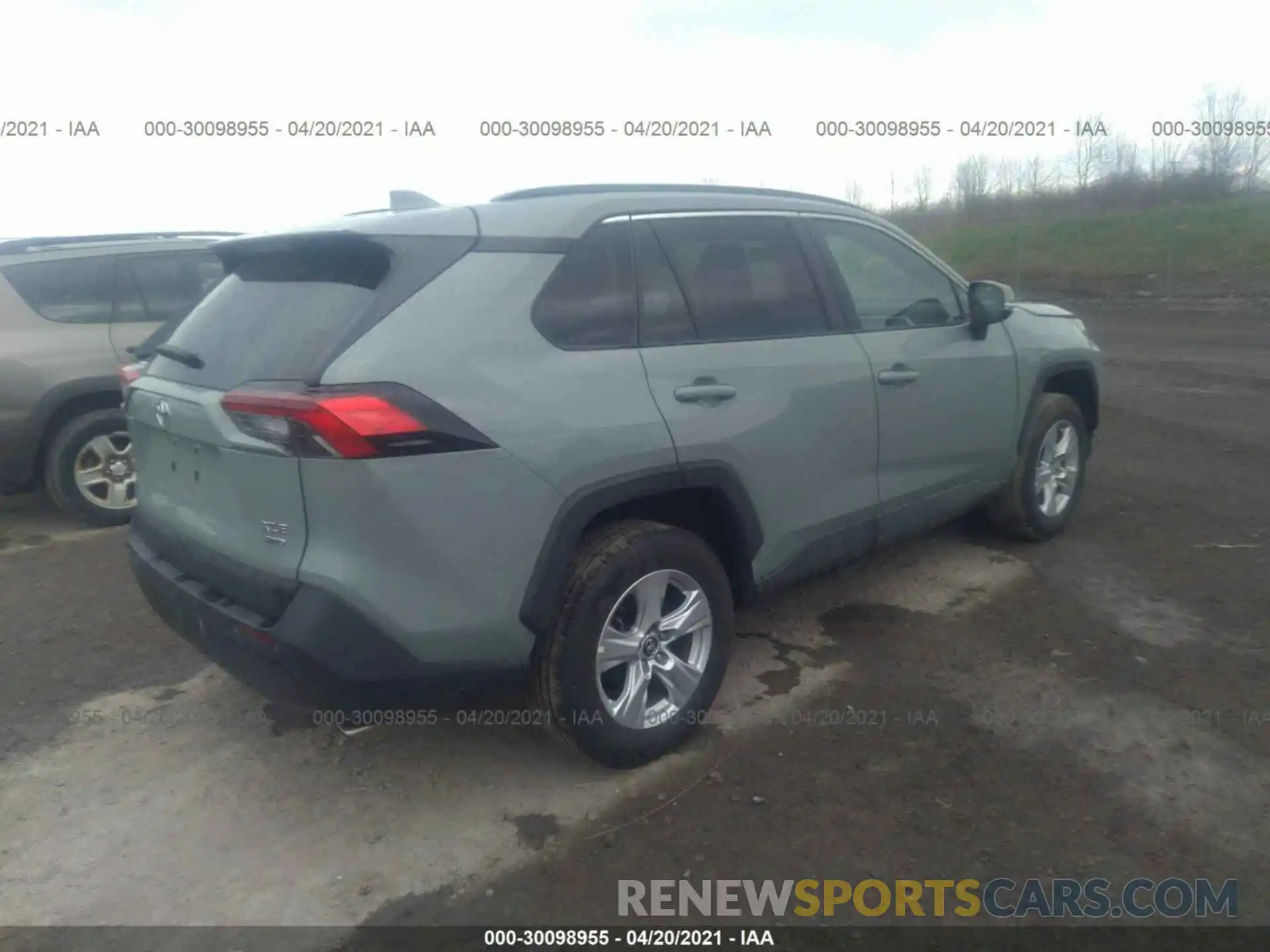 4 Фотография поврежденного автомобиля 2T3P1RFV6MW160257 TOYOTA RAV4 2021