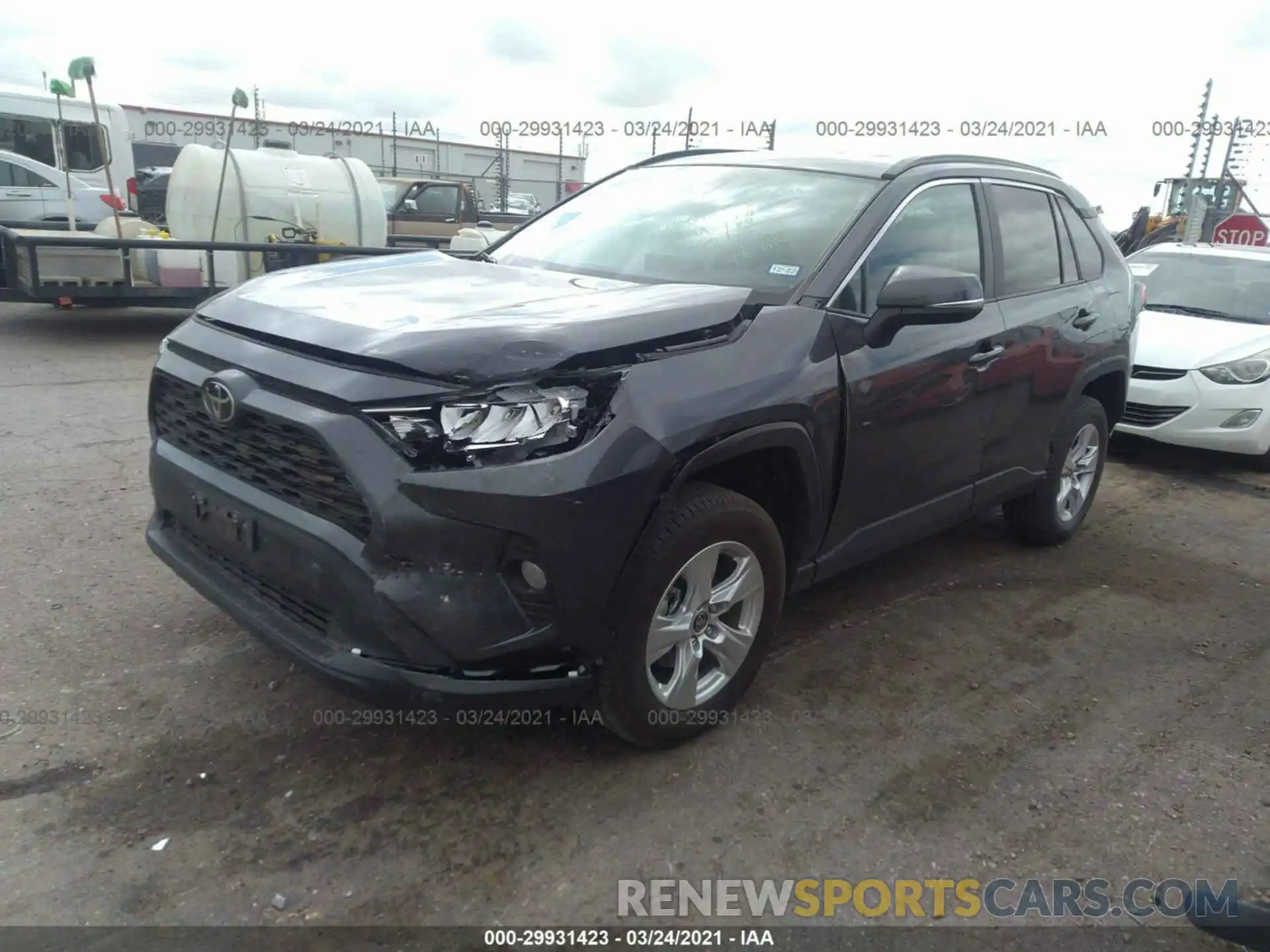 2 Фотография поврежденного автомобиля 2T3P1RFV6MW169802 TOYOTA RAV4 2021